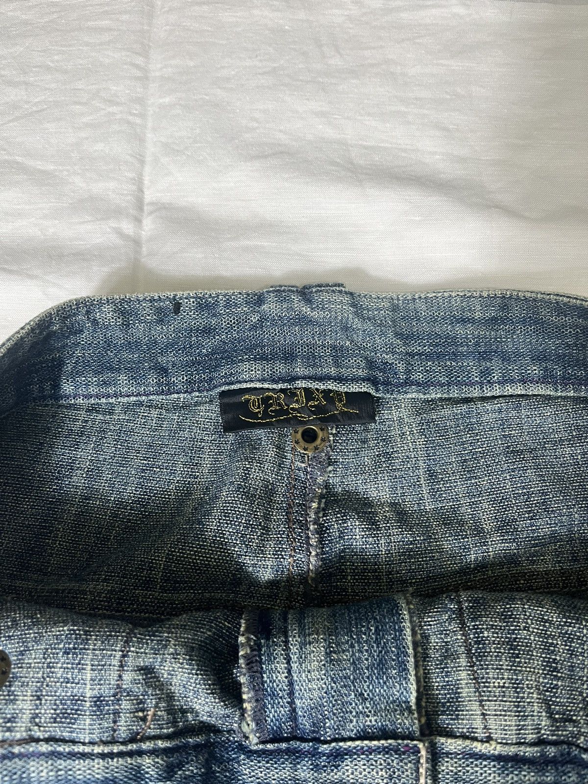 If Six Was Nine × Le Grande Bleu (L.G.B.) Trixy Tactical Pocket Jeans Rare Denim Size US 32 / EU 48 - 6 Thumbnail