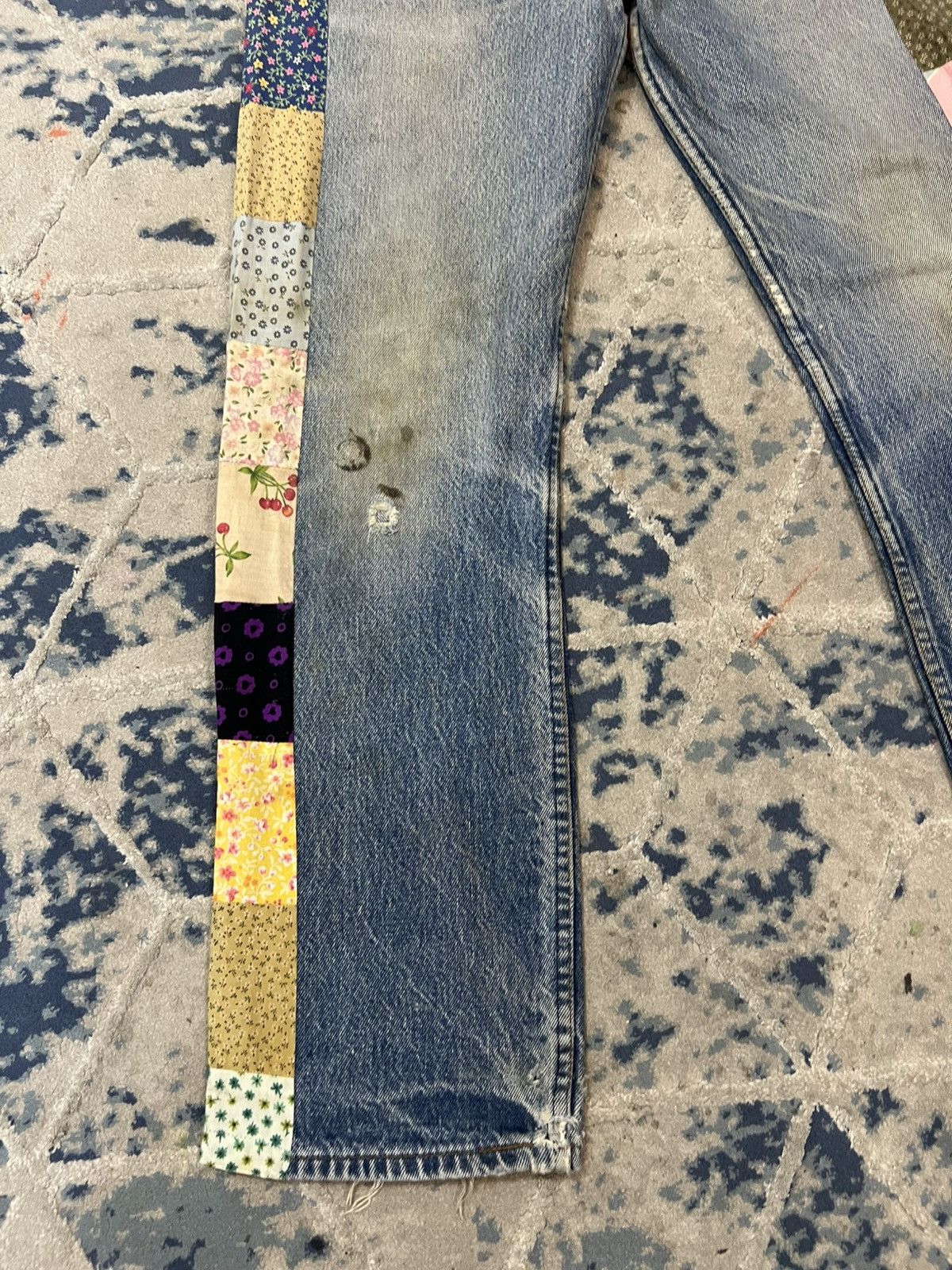 Vintage Vintage Levis 501 Big E Distressed Denim Jeans Size US 30 / EU 46 - 6 Thumbnail
