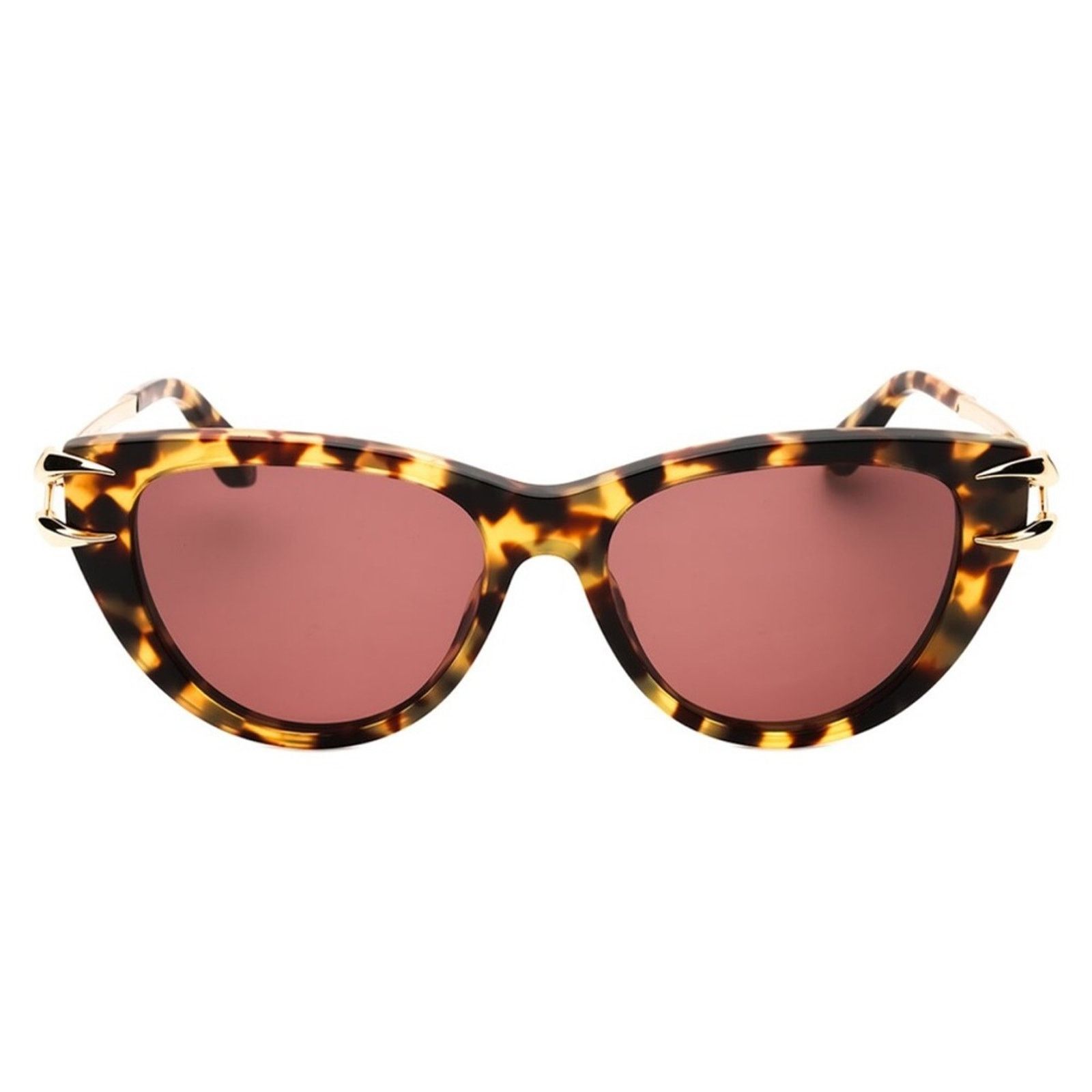 Roberto Cavalli New! Roberto Cavalli SRC031 0777 Chic Havana Claw Sunglasses Size ONE SIZE - 3 Thumbnail
