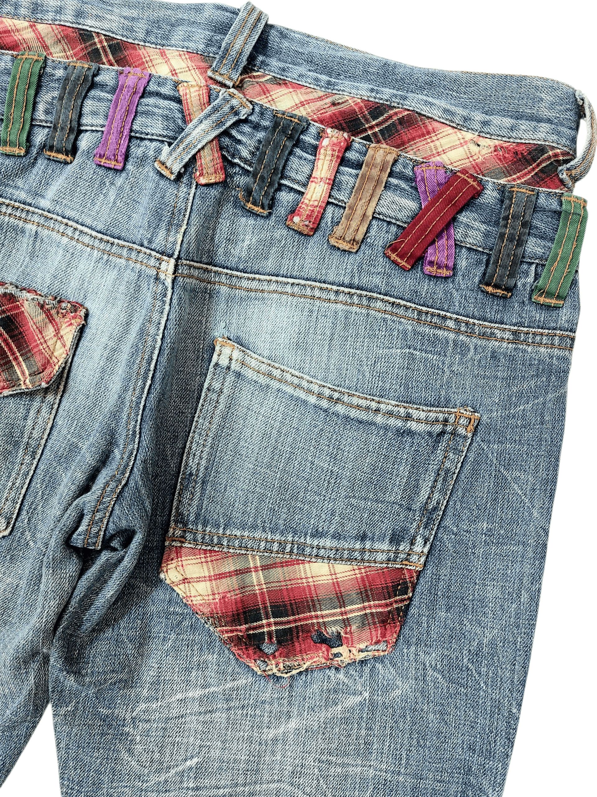 Vintage Nylaus Double Waist Seditionaries Denim Size US 30 / EU 46 - 13 Thumbnail