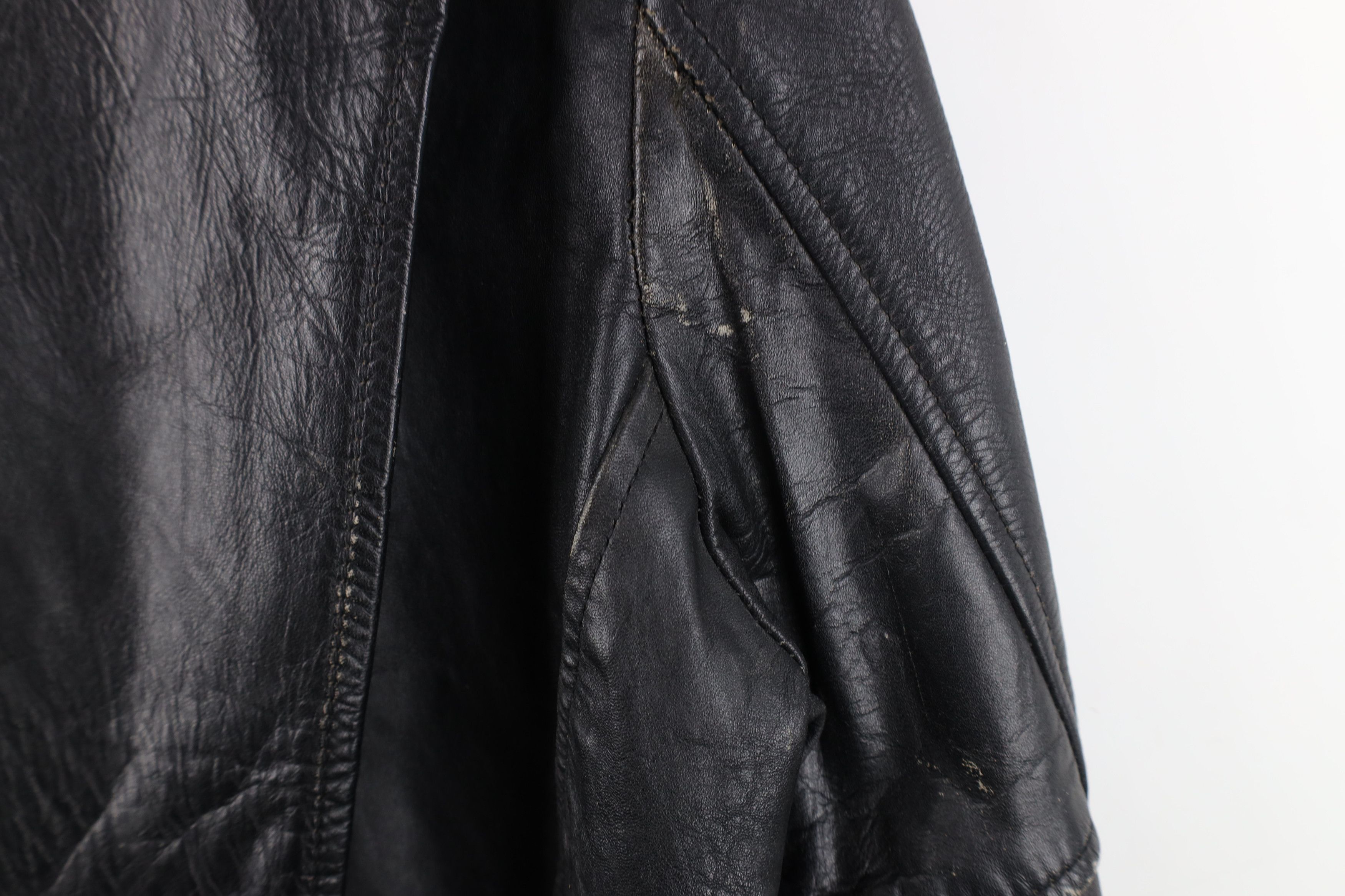 Vintage Vintage 70s Streetwear Cafe Racer Motorcycle Jacket USA Size US L / EU 52-54 / 3 - 13 Thumbnail