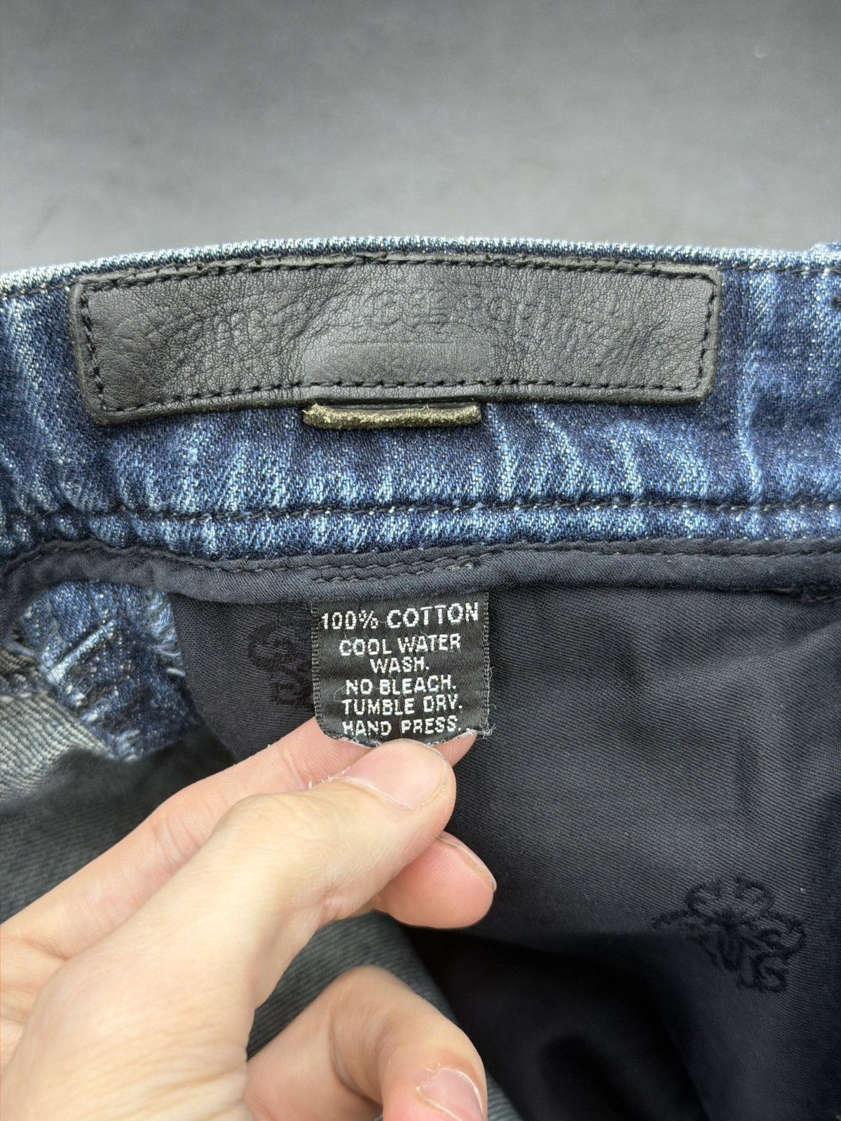 Chrome Hearts Chrome Hearts Patch Jeans Crosses Leather Blue Jean Size US 32 / EU 48 - 17 Thumbnail