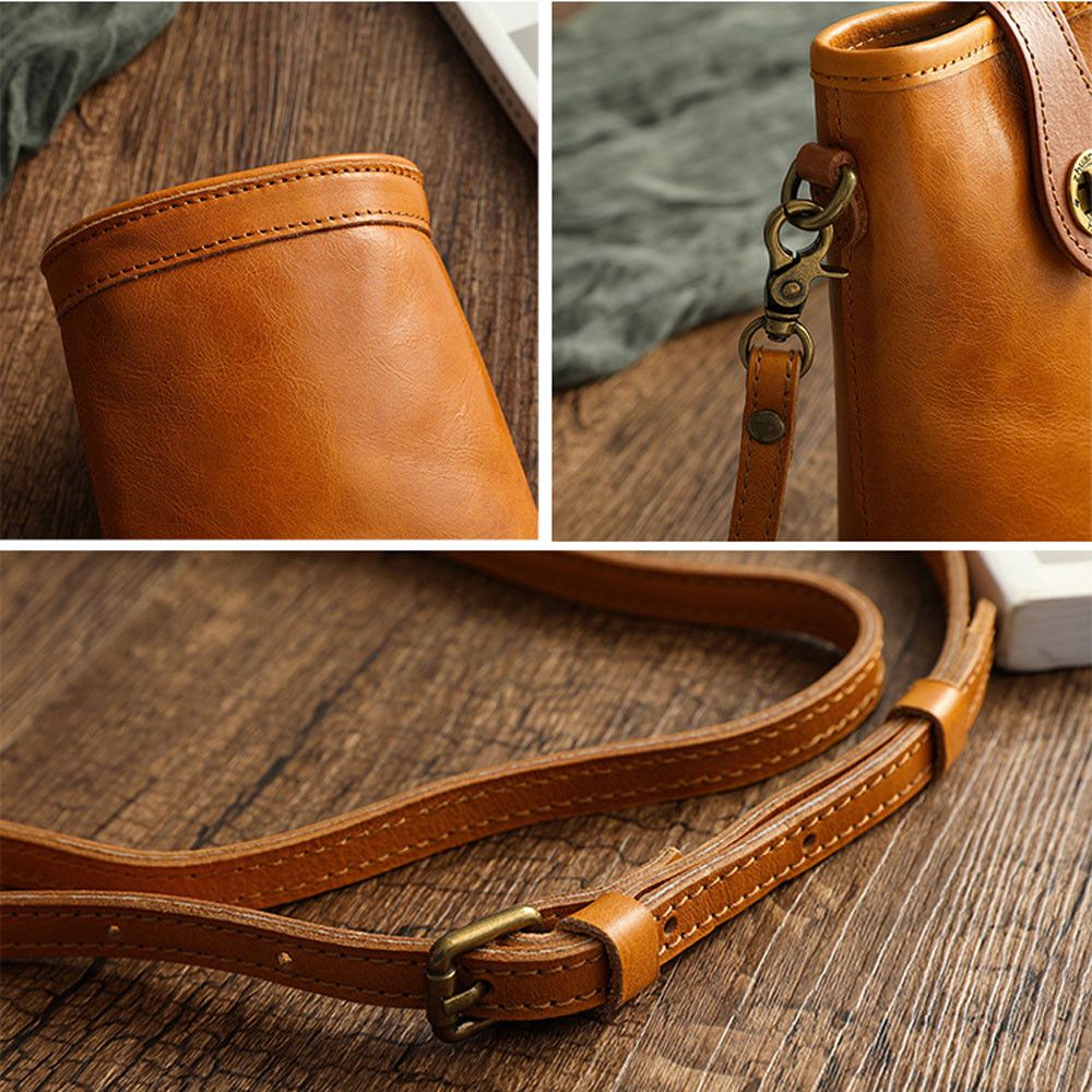 Japanese Brand Small Shoulder Leather Bag Size ONE SIZE - 5 Thumbnail
