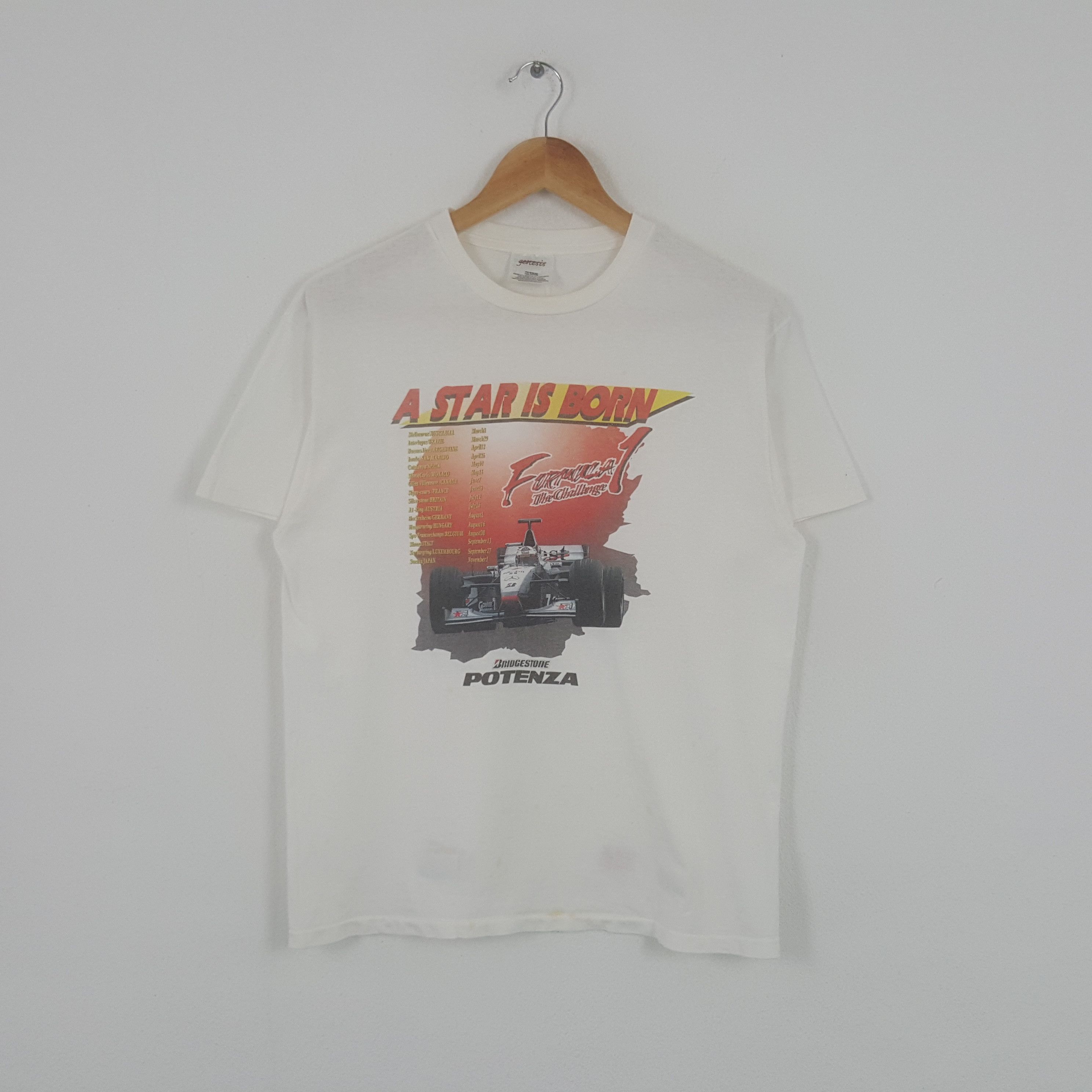 Vintage Bridgestone Potenza Formula One Racing Tshirt
