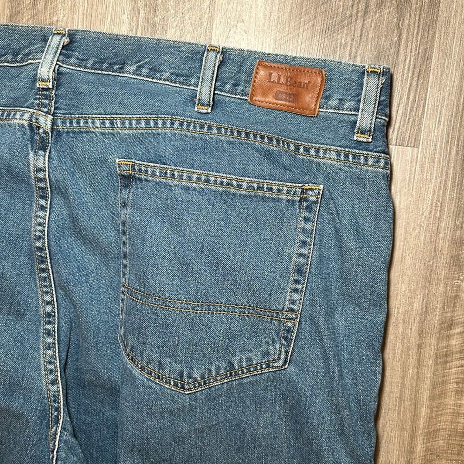 L.L. Bean L.L. Bean Straight Fit Jeans - 44x32 Size US 44 / EU 60 - 5 Thumbnail