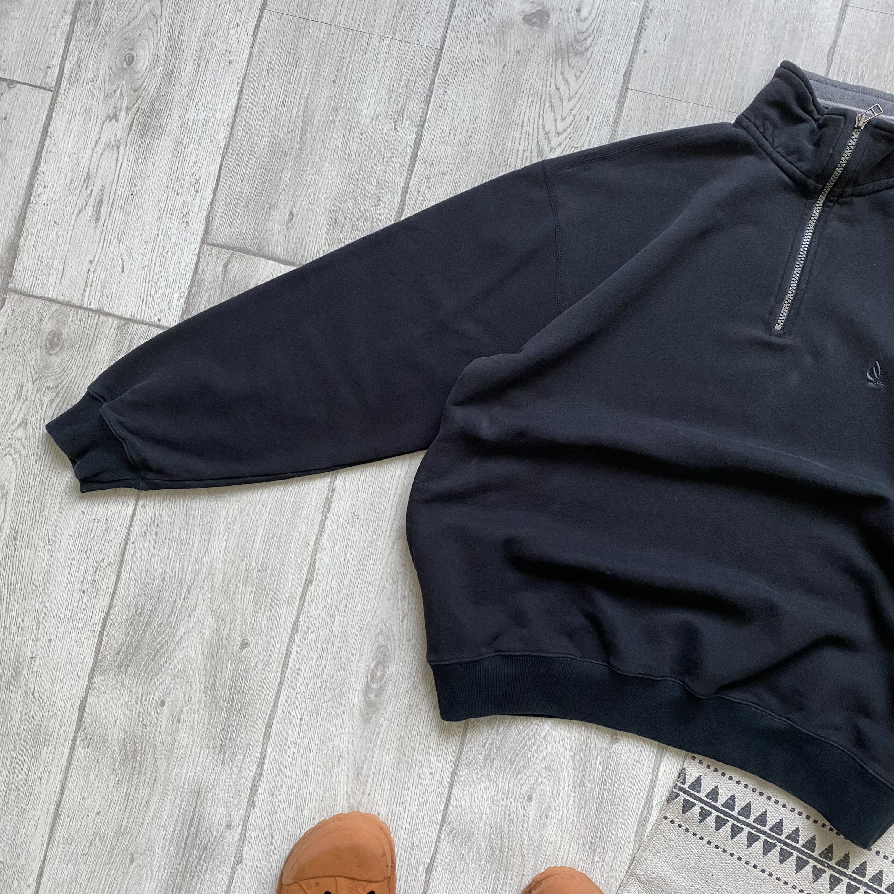 Nautica Vintage 90s Nautica Boxy sweatshirt Half zip sweater Size US M / EU 48-50 / 2 - 7 Thumbnail
