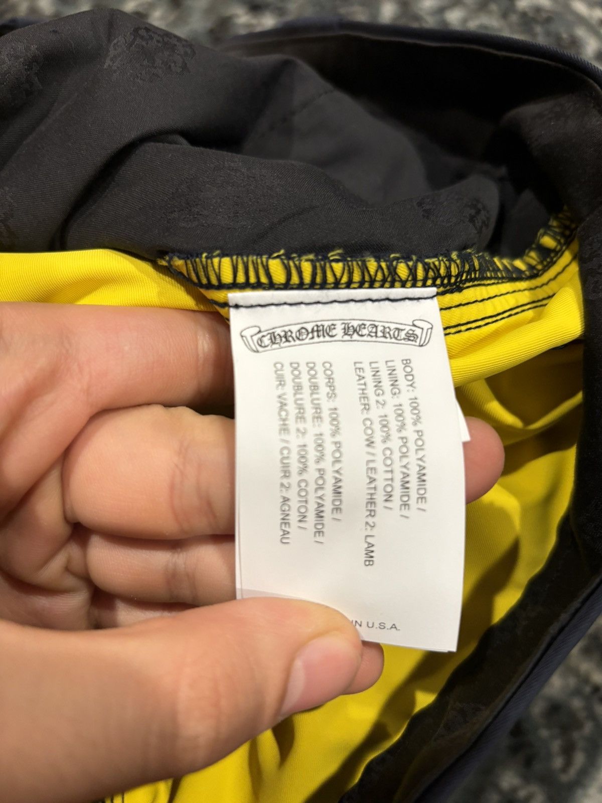 Chrome Hearts Chrome Hwarts Double Knee Carpetner shorts Navy Yellow 30 Size US 30 / EU 46 - 6 Thumbnail
