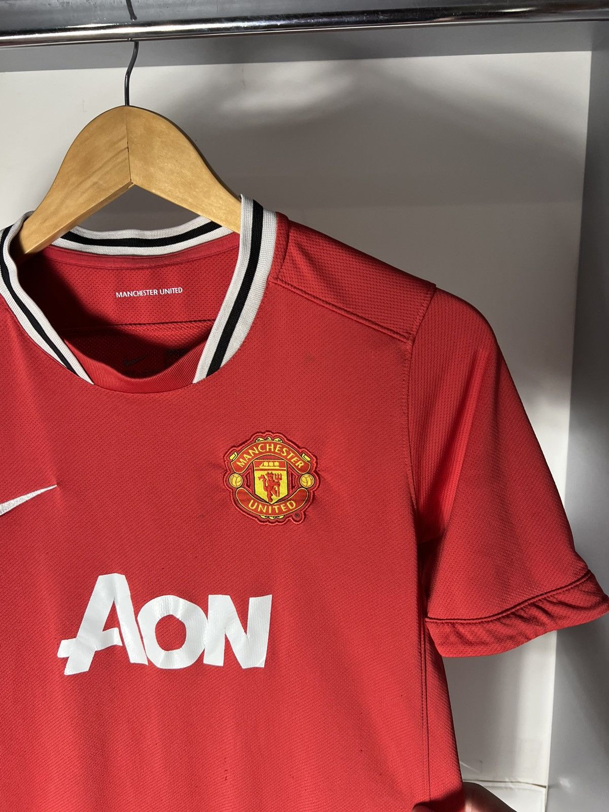 Nike VINTAGE NIKE FC MANCHESTER UNITED ENGLAND SOCCER JERSEY Y2K Size US S / EU 44-46 / 1 - 18 Thumbnail