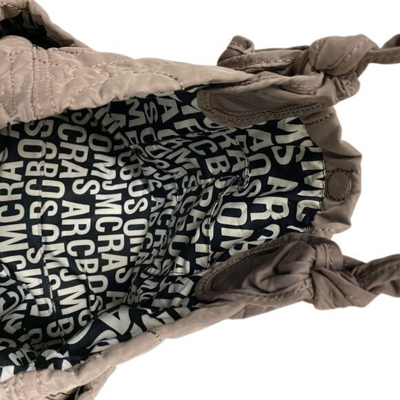 Marc Jacobs Marc Jacobs Pretty Nylon Tate Tote Quartz Grey Quilted Bag Size ONE SIZE - 4 Thumbnail