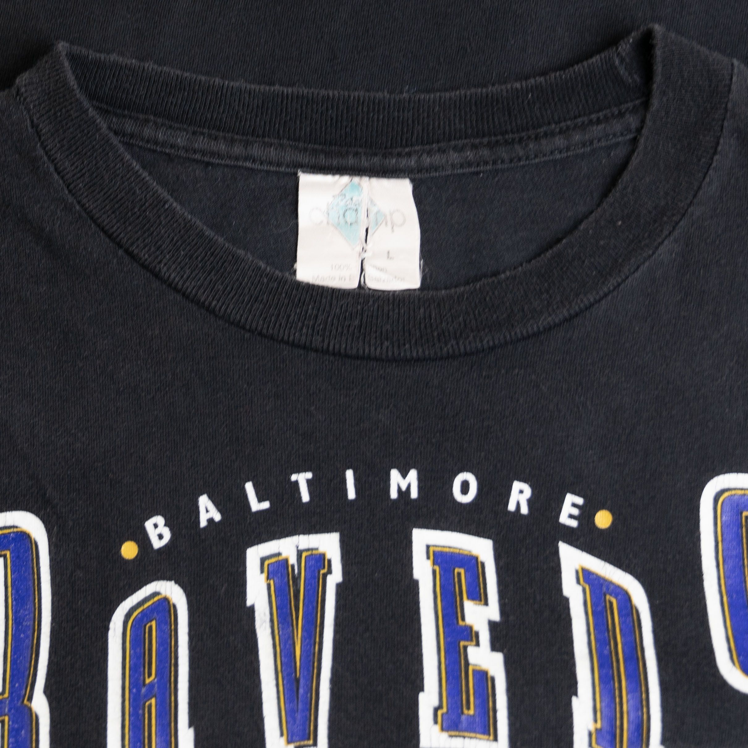 NFL Vintage 1996 Baltimore Ravens Tee Shirt Size US L / EU 52-54 / 3 - 3 Thumbnail