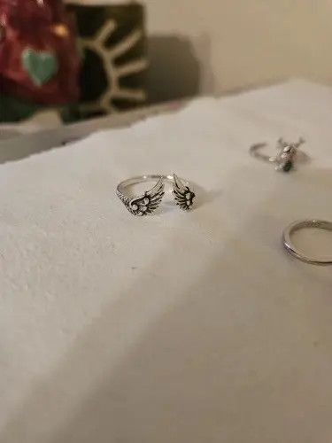 Jewelry Yuriko x Kazue 925 Sterling Silver Adjustable Ring Size ONE SIZE - 4 Thumbnail