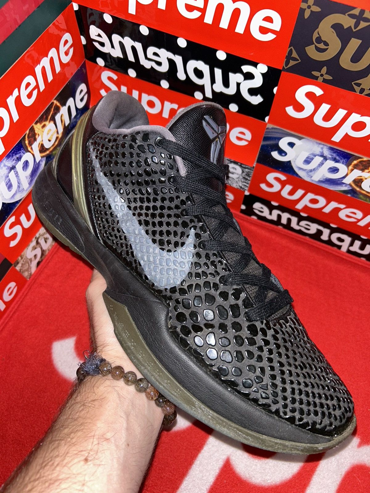 Nike Nike Zoom Kobe 6 Blackout 429659-013 size 13 Size US 13 / EU 46 - 9 Thumbnail