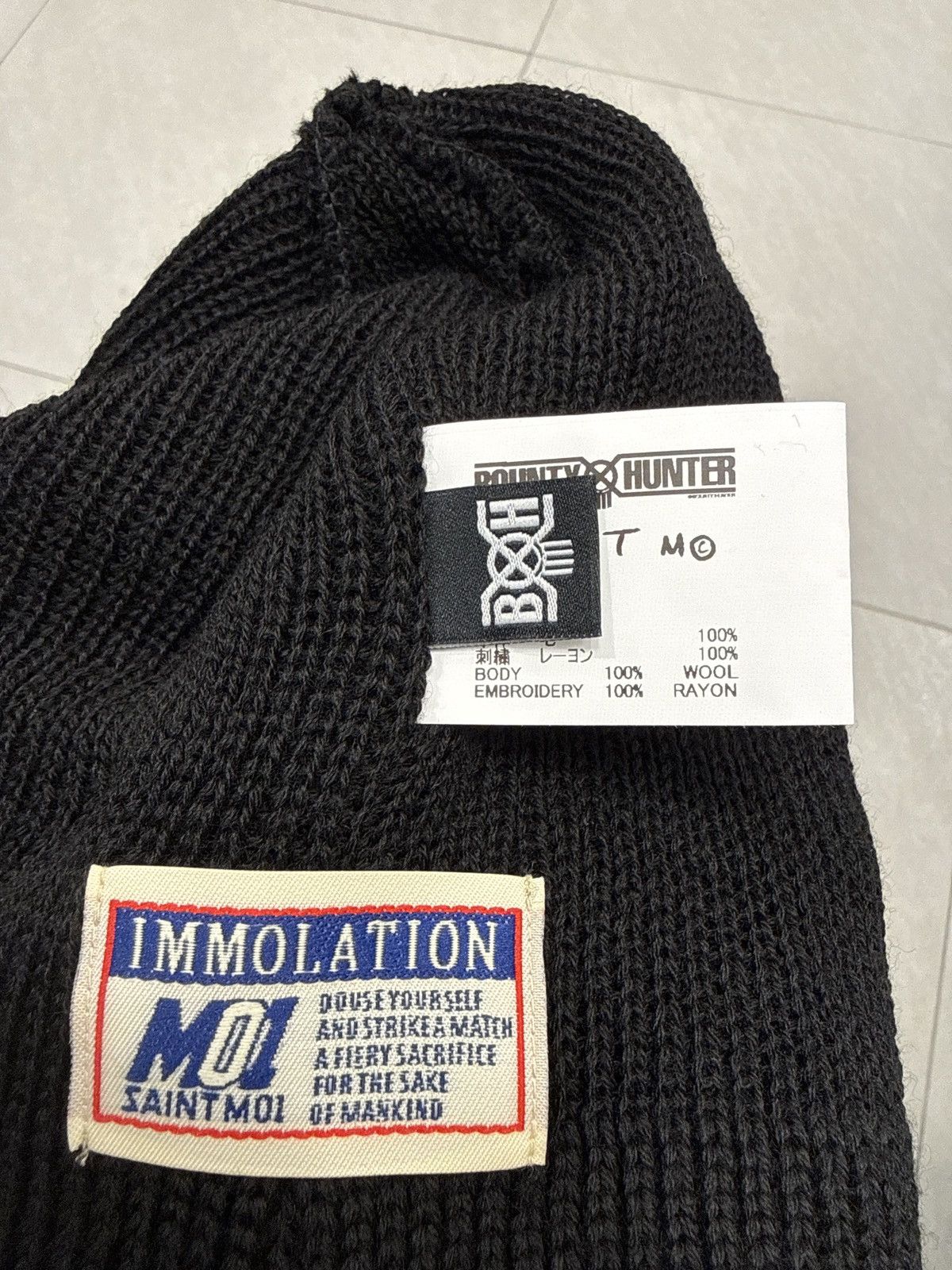 Saint Michael Saint Michael Bounty Hunter Beanie Black Size ONE SIZE - 3 Thumbnail