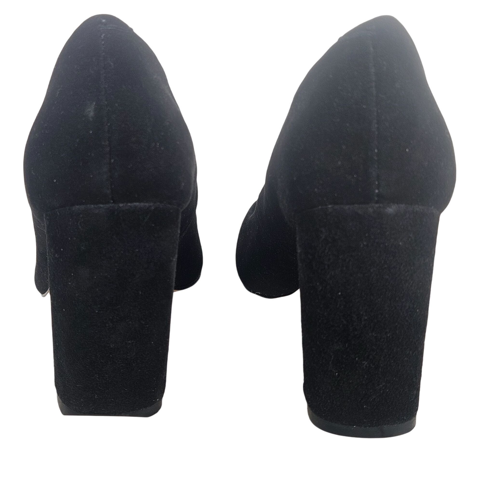 Other ISOLA Women Black Suede Heels 6.5M –3” Classic Pump, Quiet L Size US 6.5 / IT 36.5 - 3 Thumbnail