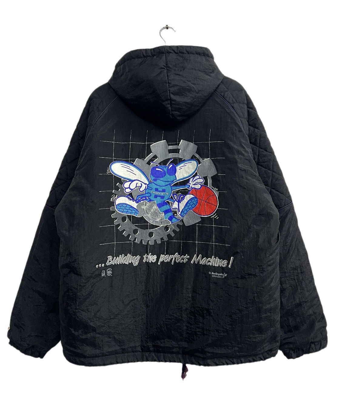 NBA × Vintage Vintage 90s NBA Charlotte Hornets Swingster Jacket Size US L / EU 52-54 / 3 - 1 Thumbnail