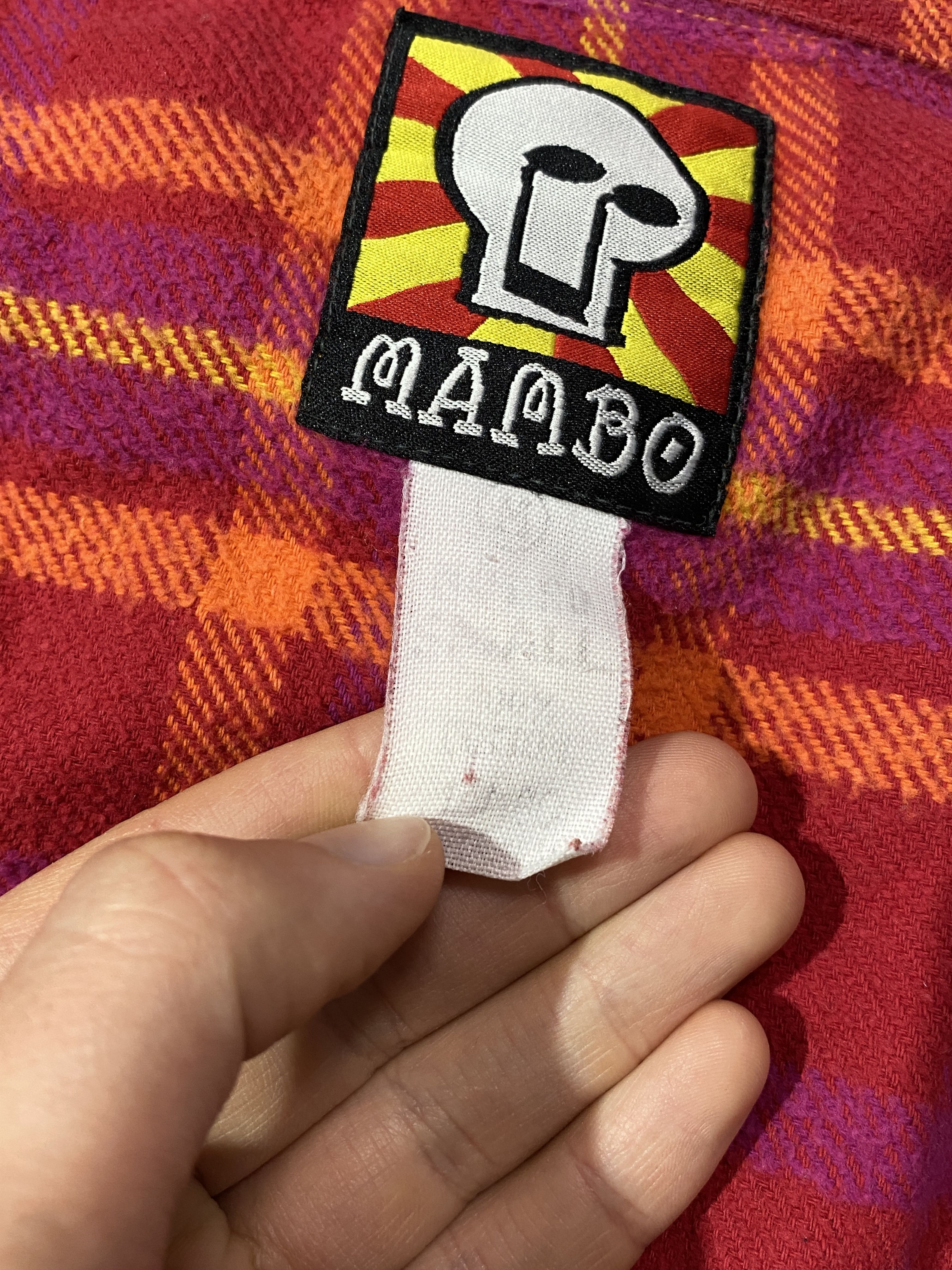 Mambo Vintage 90s MAMBO Cotton Platted Flannel Shirt Size US M / EU 48-50 / 2 - 7 Thumbnail