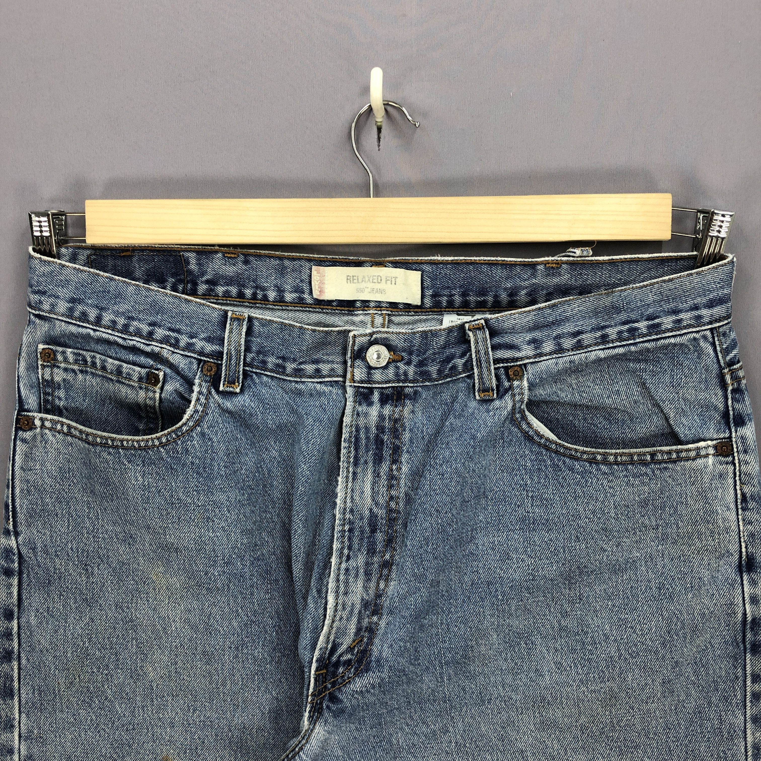 Levi's Vintage Levis Faded Ripped Jeans Levi's Stone Wash Denim Size US 40 / EU 56 - 5 Thumbnail