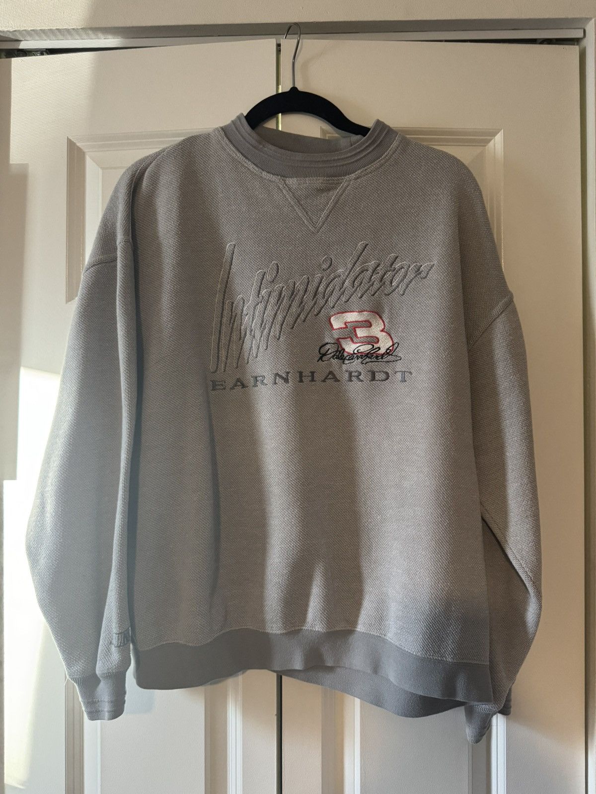 Vintage Vintage Earnhardt Grey Nascar Sweater Size US L / EU 52-54 / 3 - 1 Thumbnail
