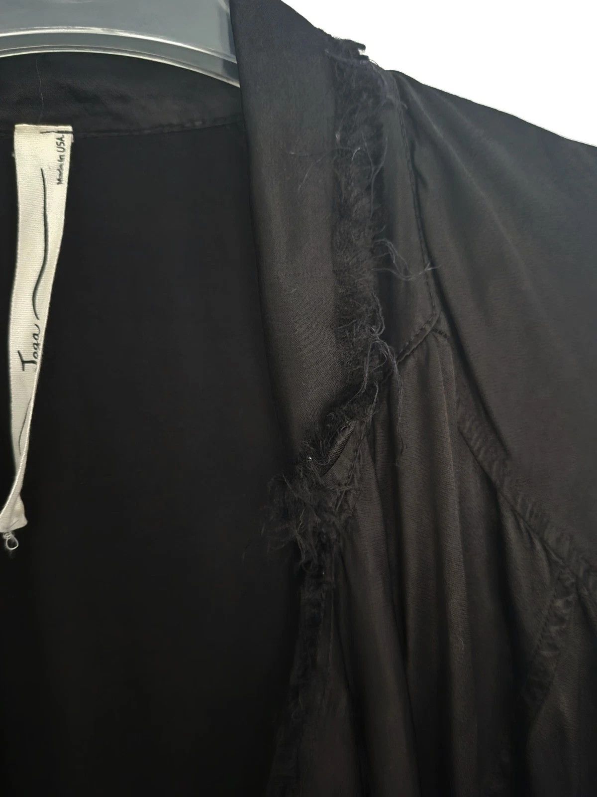 Vacation Jaga Jacket Satin Open Front Fray Hem Size 1 US Size 6 Size M / US 6-8 / IT 42-44 - 6 Thumbnail