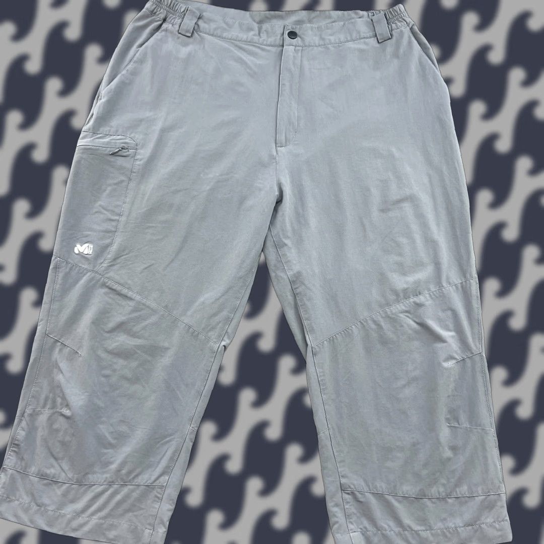 Vintage Millet Drynamic Mens 7/8 Pants XL Gray Outdoor Hiking Size US 36 / EU 52 - 1 Thumbnail