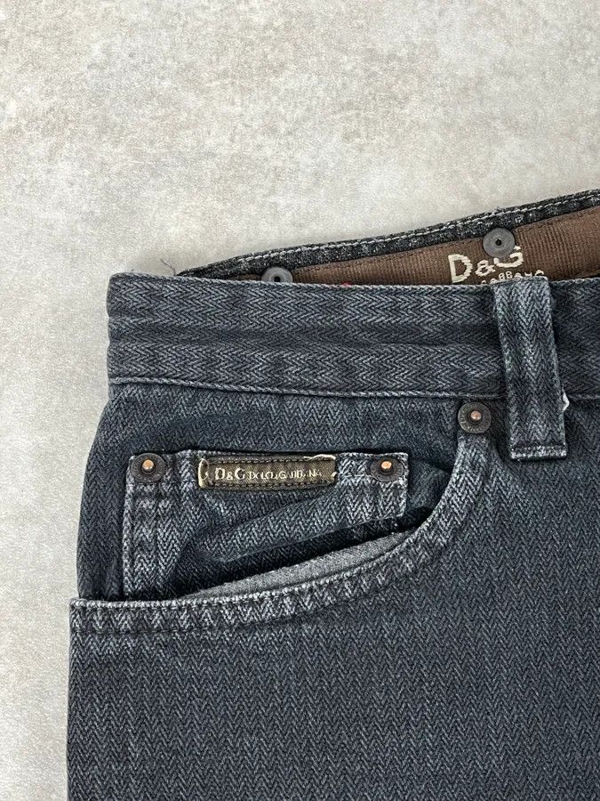 Dolce & Gabbana AW2003 Dolce & Gabbana Black Denim Jeans Size US 30 / EU 46 - 9 Thumbnail