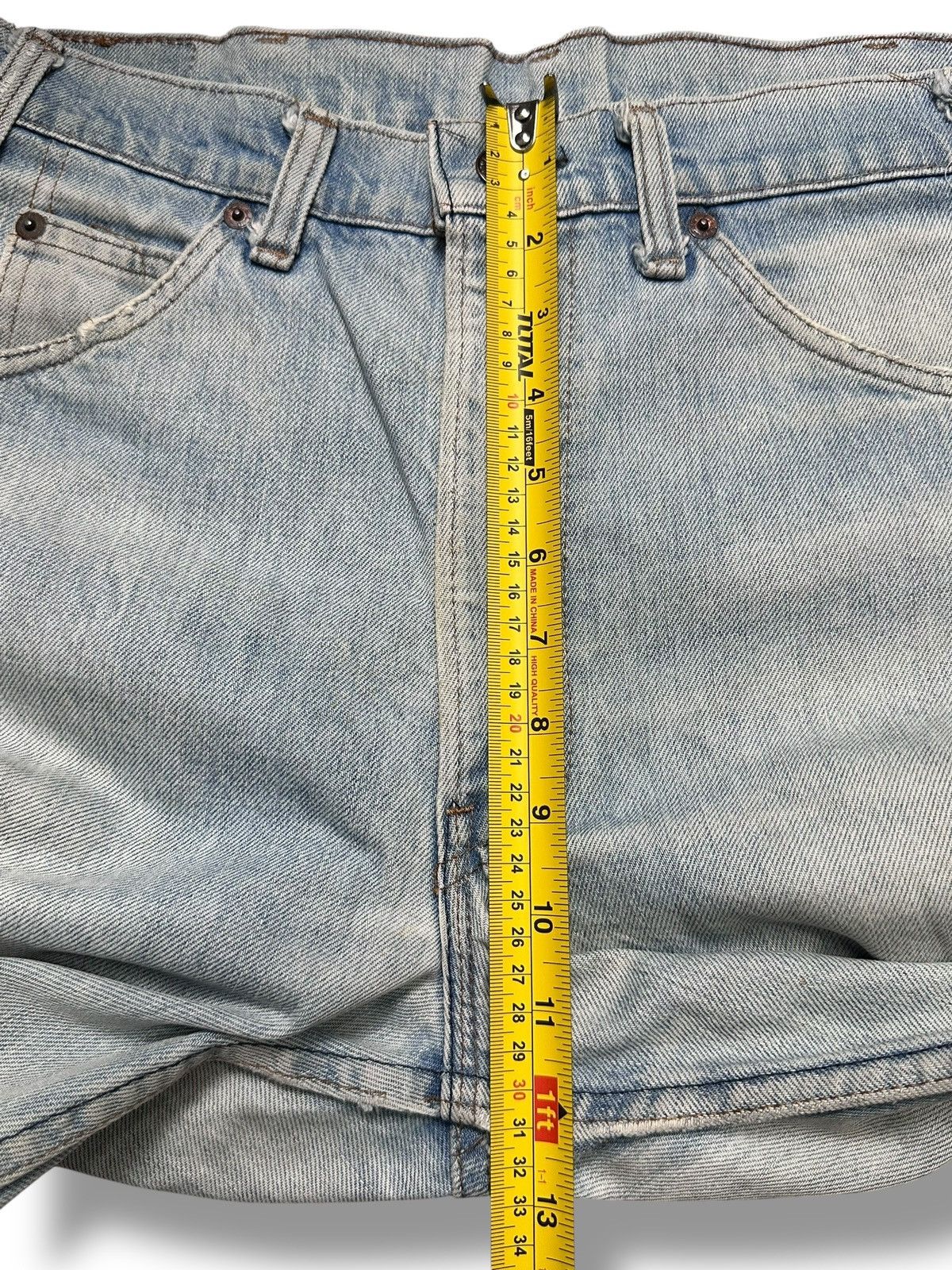 Levi's Vintage 70s Levi's 505 Straight-Leg Denim Jeans Light Wash Size US 33 - 20 Thumbnail