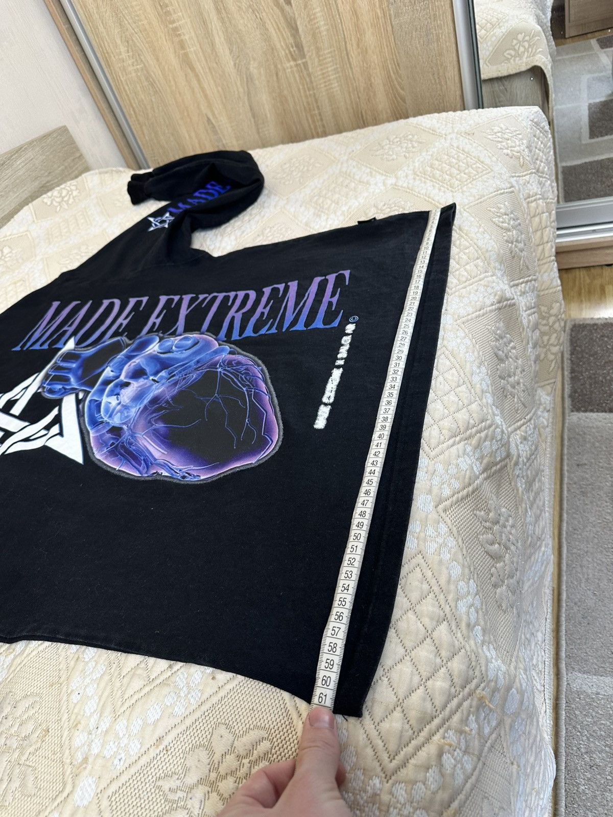 Japanese Brand 🔥 Made Extreme x Balck Air T Shirt Long Sleeve Art Printed Size US XL / EU 56 / 4 - 13 Thumbnail