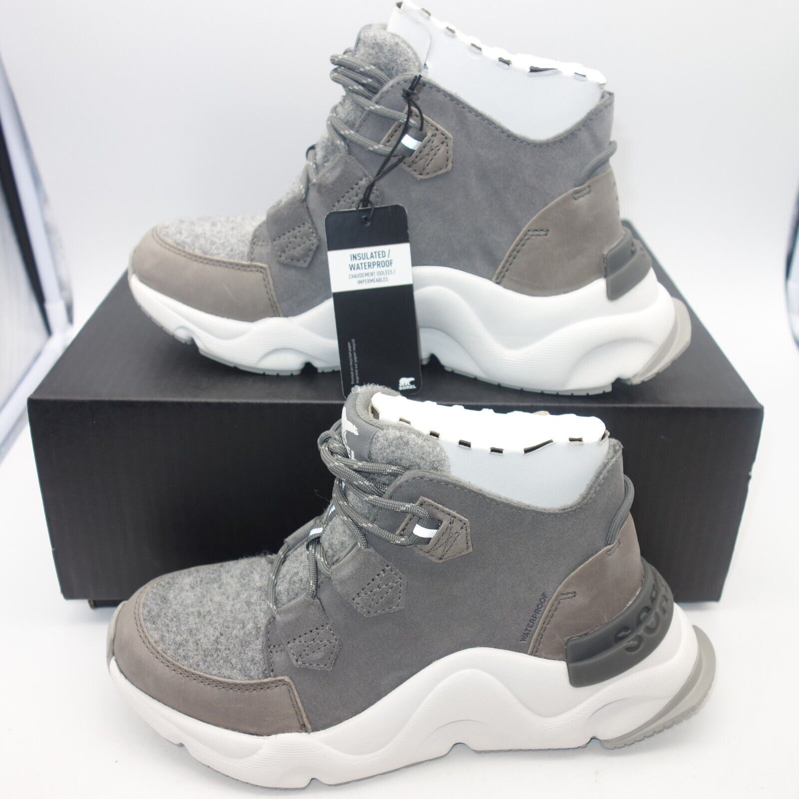 SOREL NEW Sorel Kinetic Caribou Waterproof Boots Women’s 6.5 Size US 6.5 / IT 36.5 - 2 Thumbnail