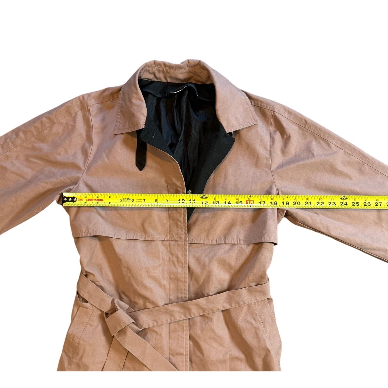 London Fog Vintage 70s London Fog Manicoat Trench Coat Size L / US 10 / IT 46 - 4 Thumbnail