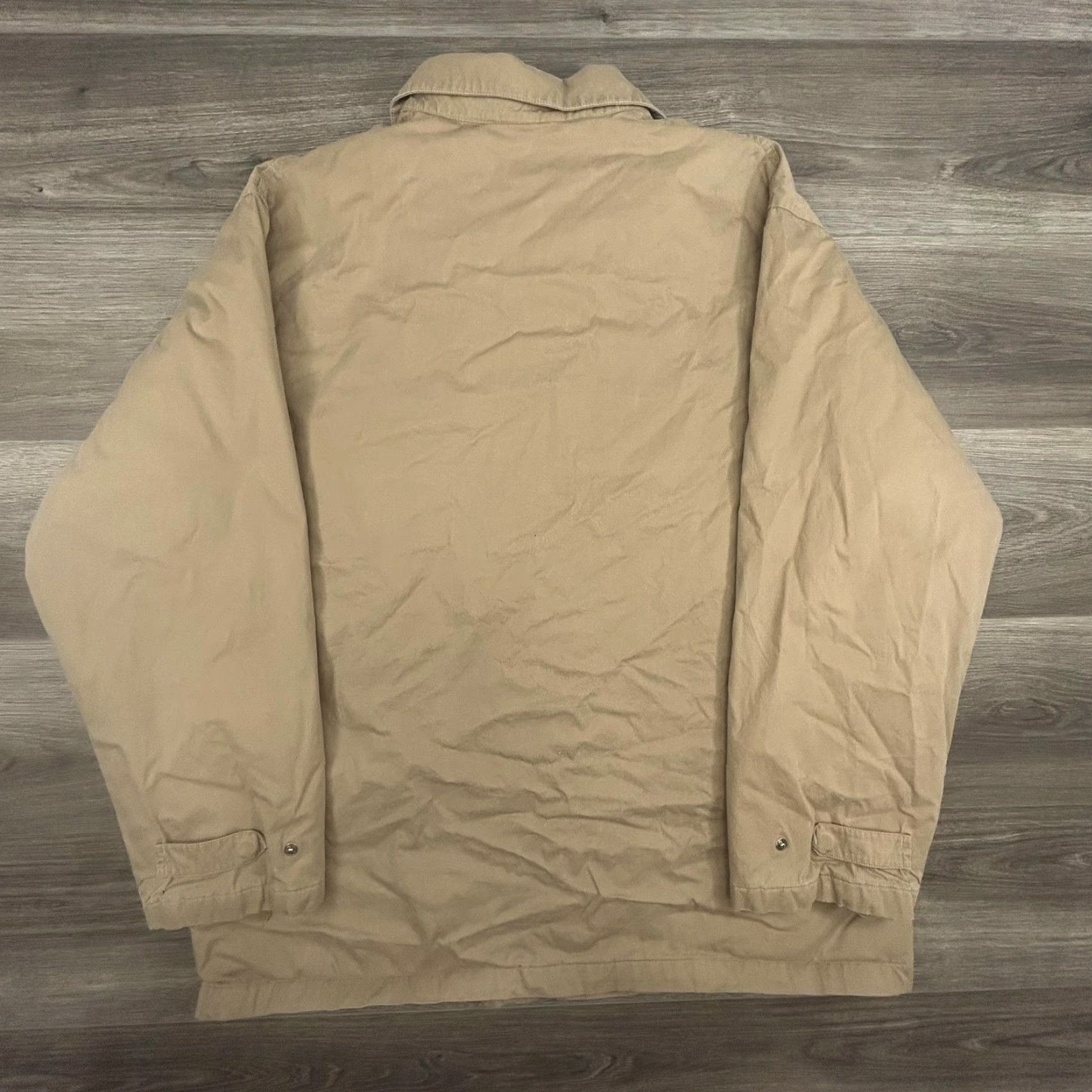 Polo Ralph Lauren VINTAGE Polo Ralph Lauren Jacket Mens 2XL Parka Beig e Cotton Zip Button Field Coat 90s Size US XXL / EU 58 / 5 - 2 Thumbnail