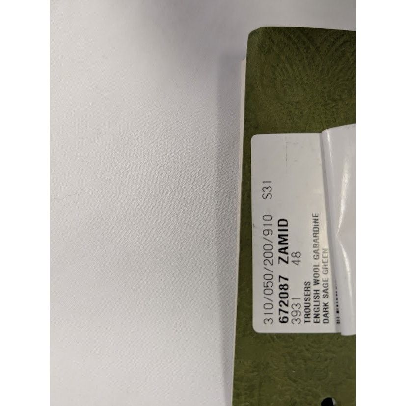 Gucci o1rshd1 Q:2/ Aria Pant English Wool Gabardine Pants in Green Size US 32 / EU 48 - 15 Thumbnail