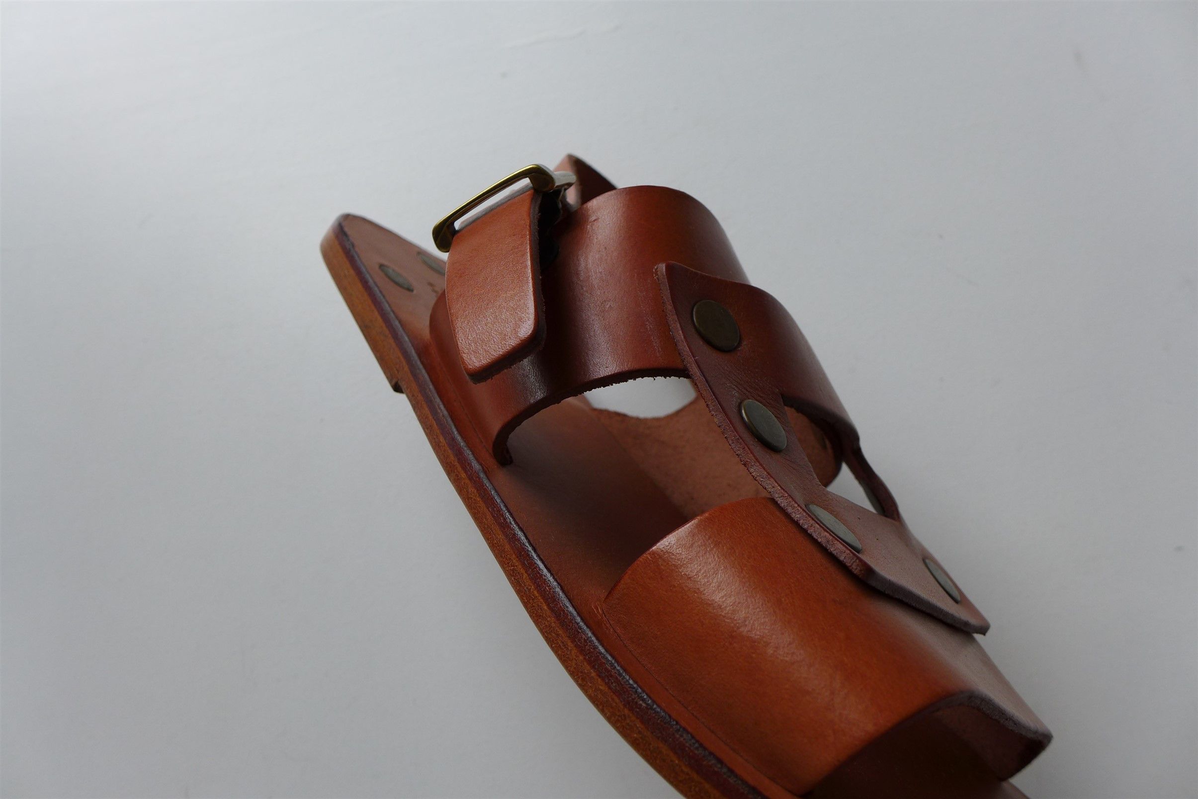 Maison Margiela *Size 39* Margiela Tabi Sandals - Brown Calf Leather Size US 6 / IT 36 - 11 Thumbnail