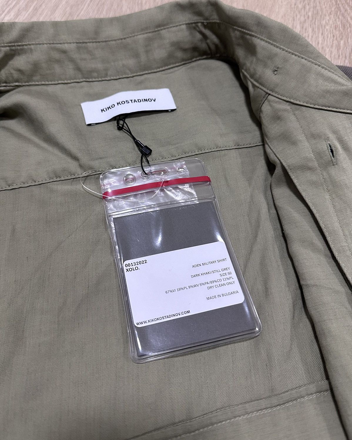 Kiko Kostadinov Kiko Kostadinov Aden Military Shirt Size US M / EU 48-50 / 2 - 7 Thumbnail