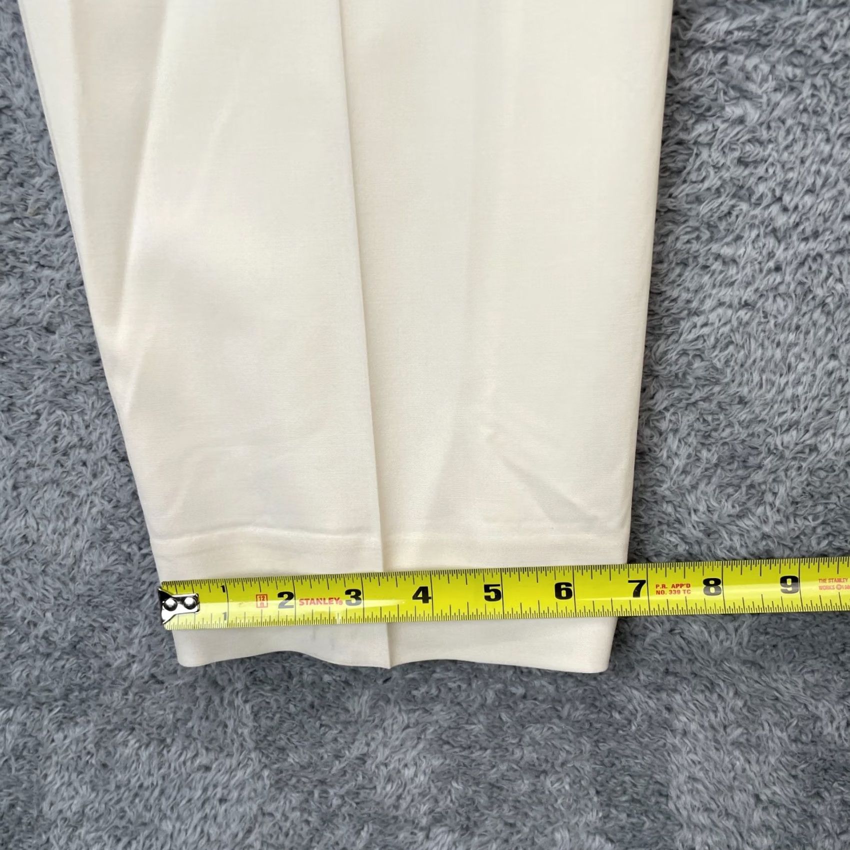 Vintage Lafayette 148 New York Womens Pants Beige Wool Premium Fit Size 28" / US 6 / IT 42 - 7 Thumbnail