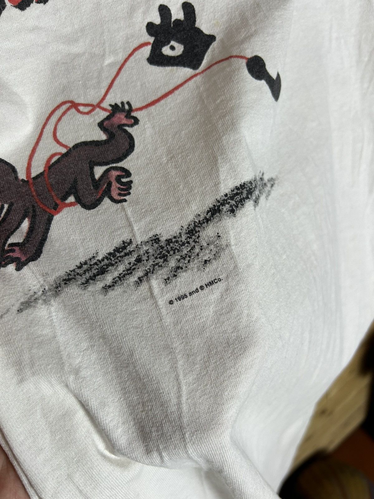 Vintage Vintage 1995 Curious George Murina shirt Size US XL / EU 56 / 4 - 13 Thumbnail