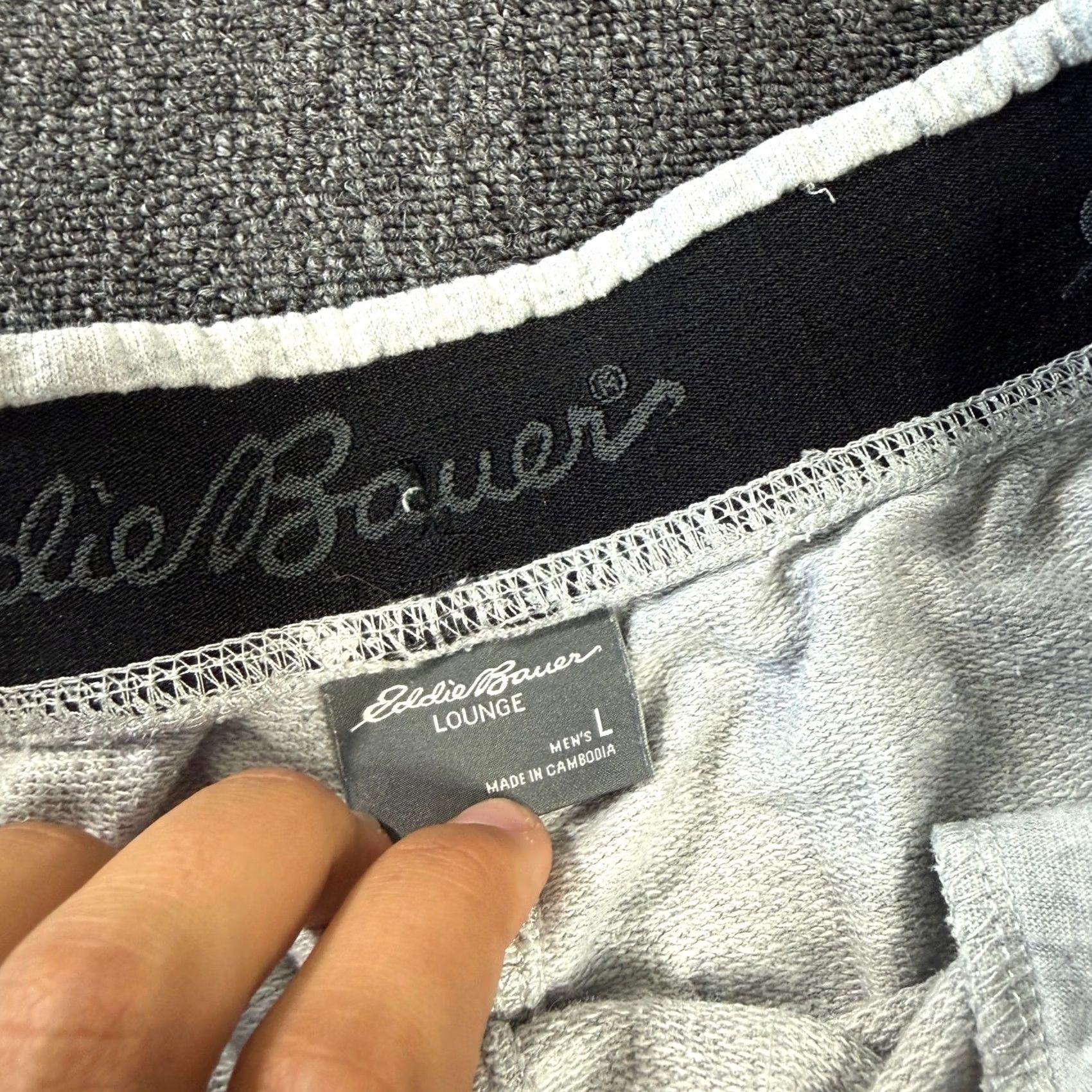 Eddie Bauer VINTAGE Eddie Bauer Grey Cut Off Shorts Women’s Large Fray Sweat Casual Y2k Boyfriend Style Size 36" / US 14 / IT 50 - 3 Thumbnail