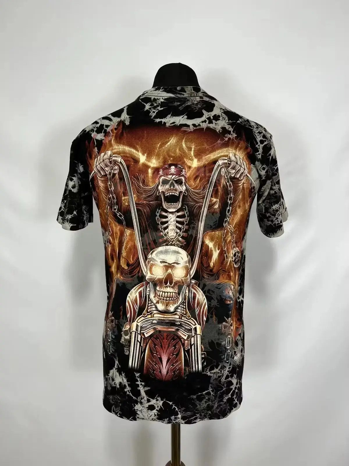 Harley Davidson × Vintage × Wild Things Vintage Wild art biker skull t-shirt Size US M / EU 48-50 / 2 - 2 Thumbnail