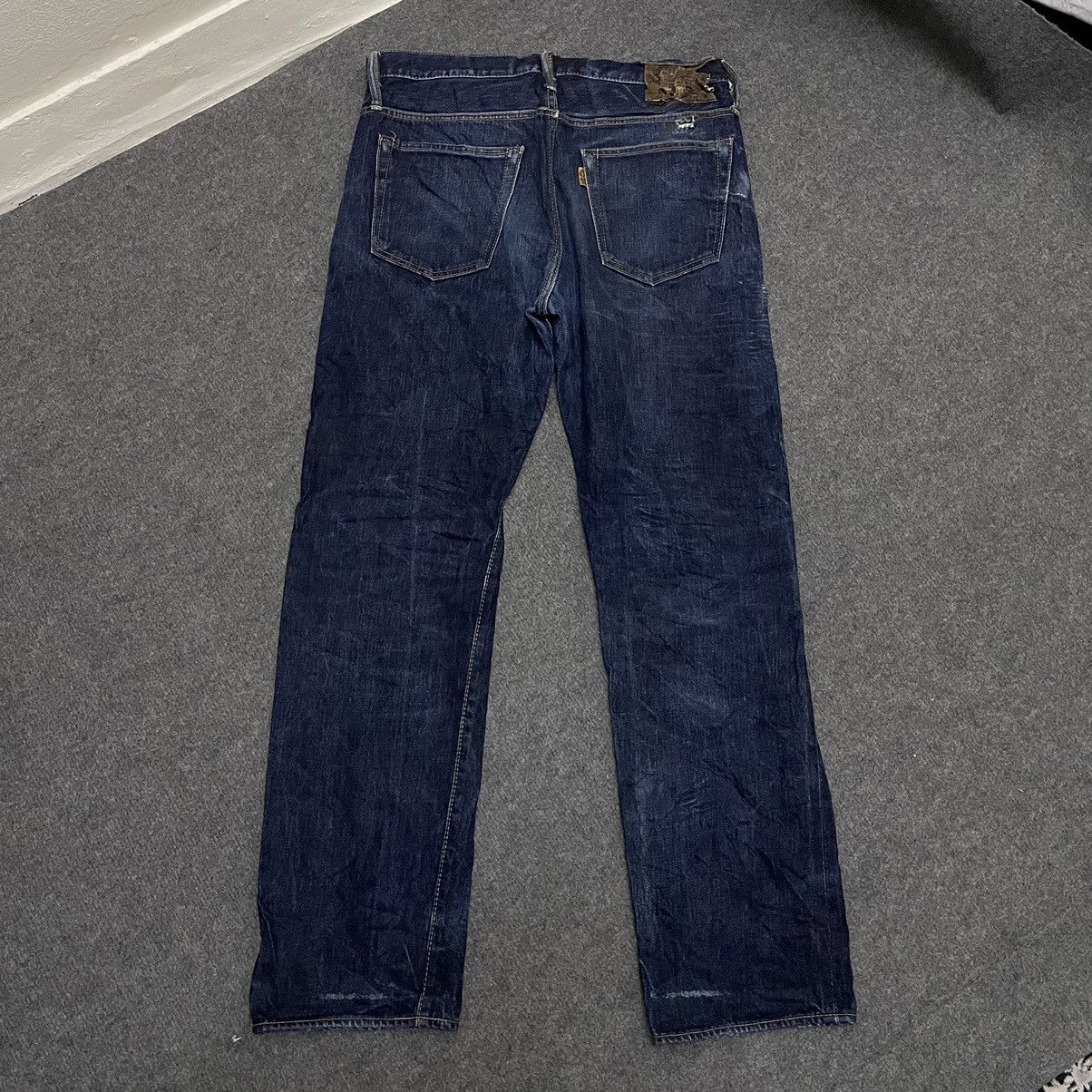 If Six Was Nine × Japanese Brand × Le Grande Bleu (L.G.B.) Core Fighter Indigo Blue Selvedge Denim Samurai Ironheart Size US 34 / EU 50 - 8 Thumbnail