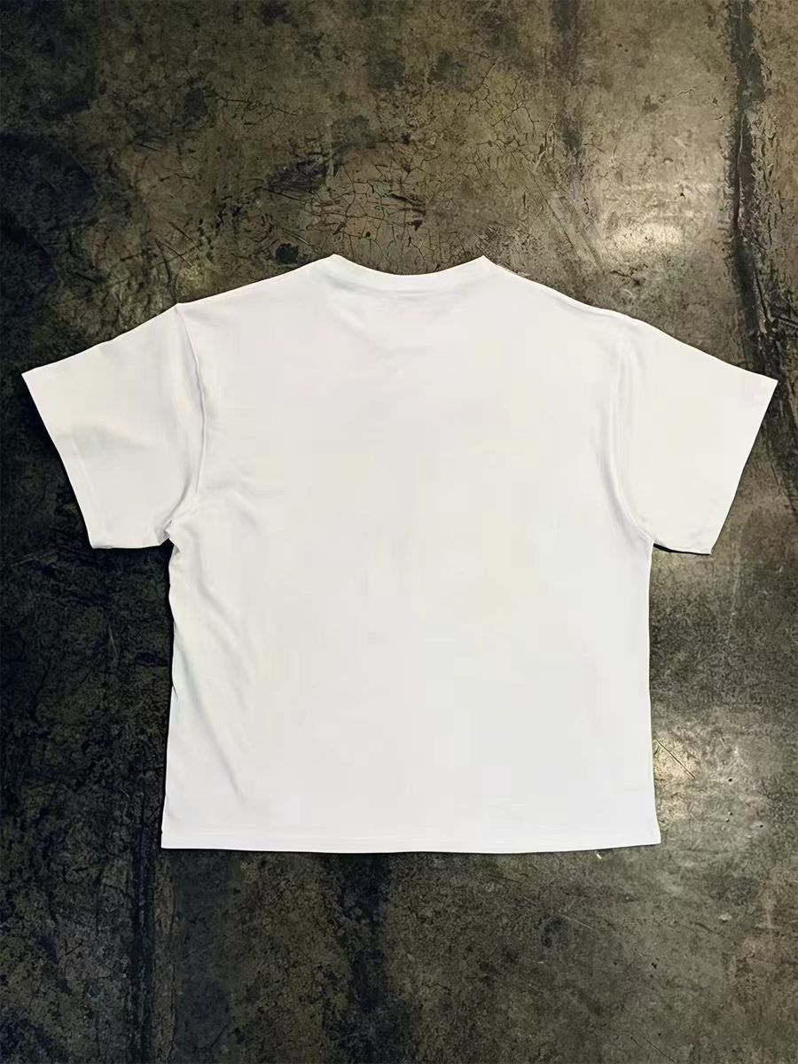 Vintage White Washed Vintage T-Shirt with Horse Print Size US M / EU 48-50 / 2 - 2 Thumbnail