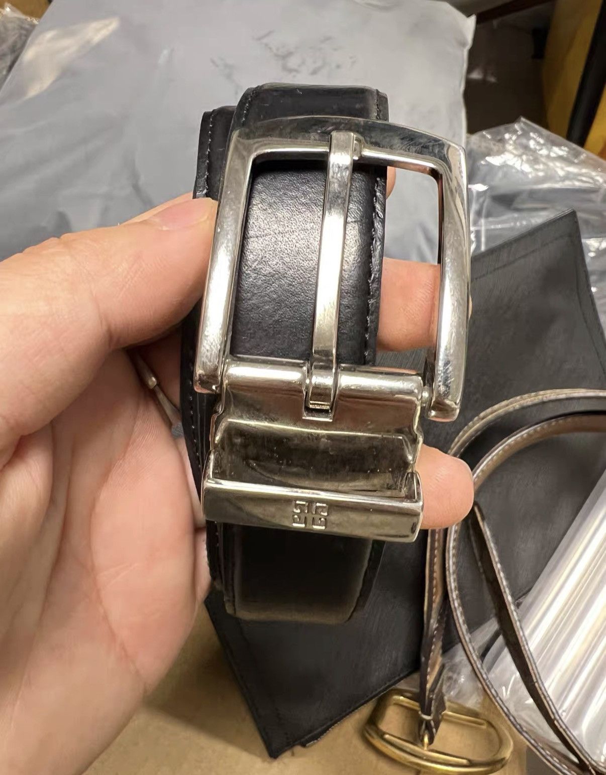 Givenchy Black Givenchy Belt J42 Size ONE SIZE - 1 Thumbnail