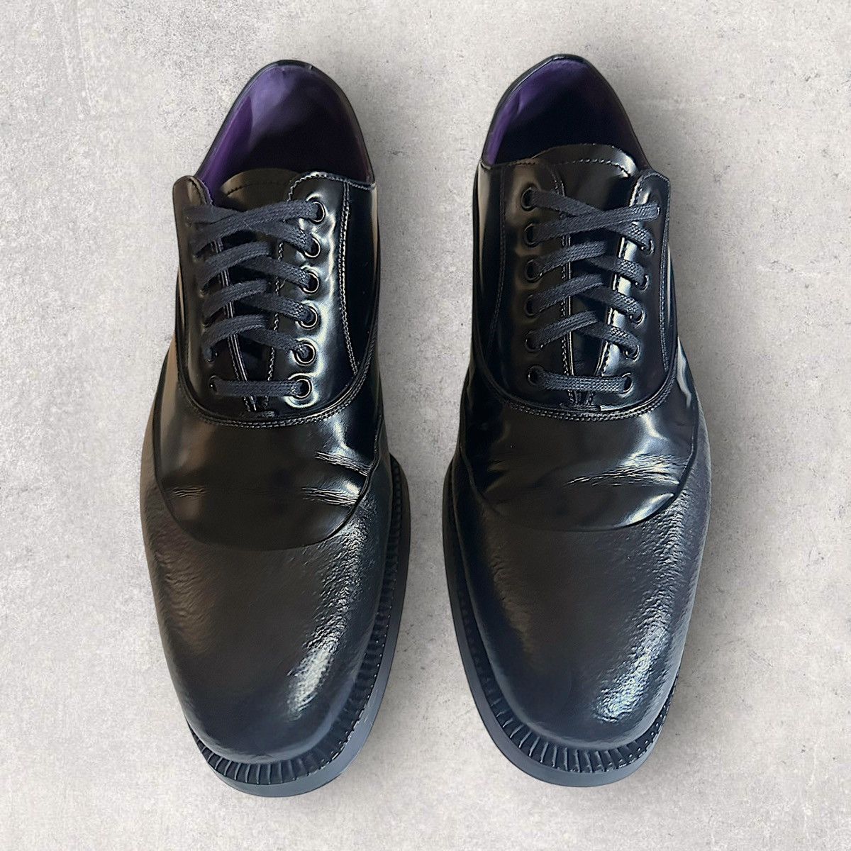 Prada Prada Spazzolato Wrapped Creeper Shoes Size US 9.5 / IT 39.5 - 2 Thumbnail