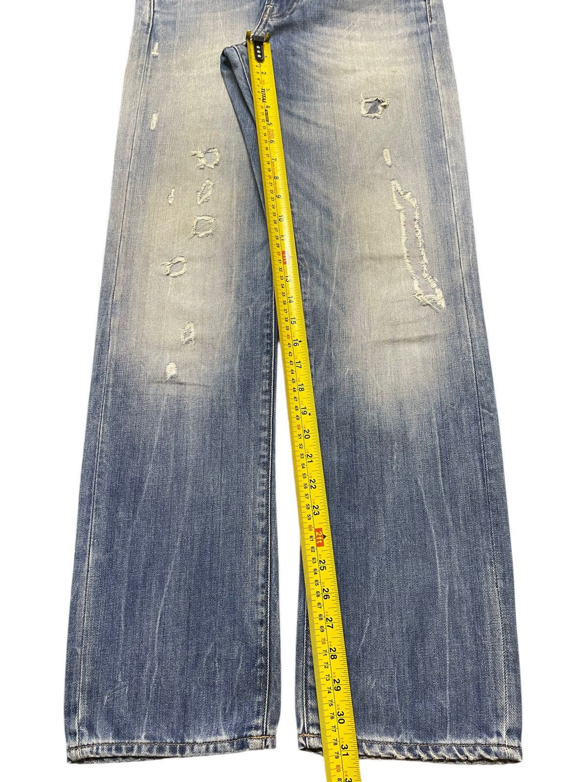 G-Star Vintage Gstar Raw Mud Faded Wash Whiskers Distressed Jeans Size US 30 / EU 46 - 13 Thumbnail