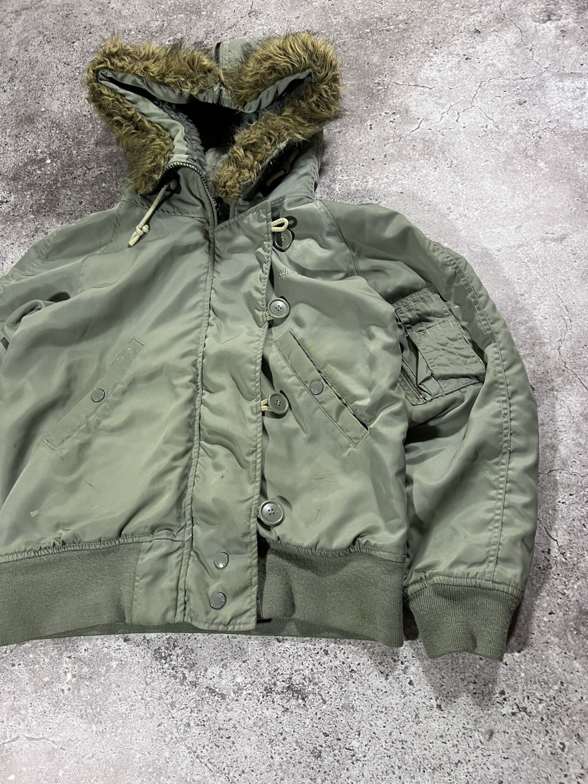 Schott Schott ub3 flyer DOWN JACKET BOMBER parka n2b fur Distressed Size US M / EU 48-50 / 2 - 6 Thumbnail