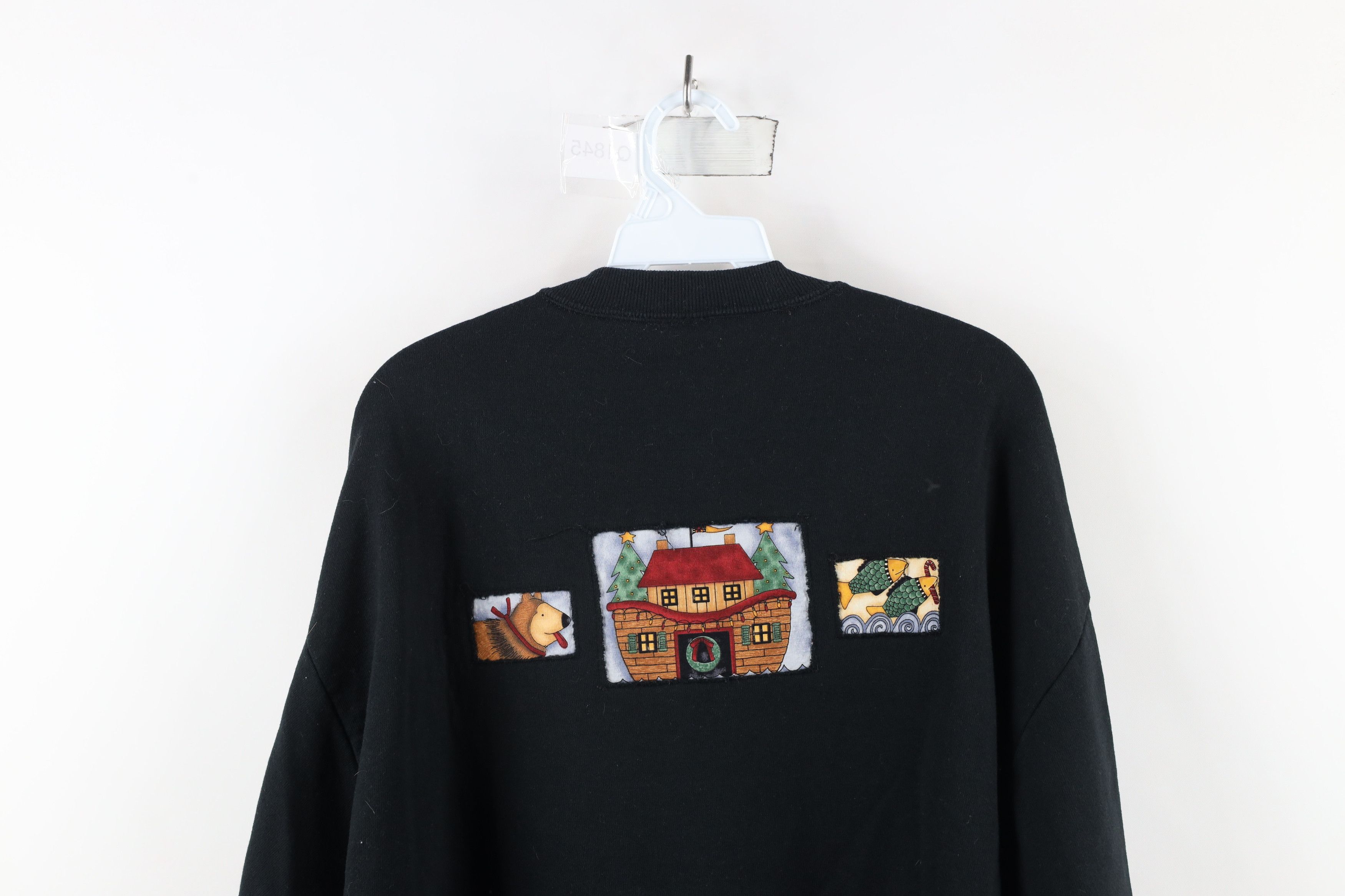 Vintage Vintage 90s Christmas Noahs Ark Crewneck Sweatshirt Size XXL / US 16-18 / IT 52-54 - 12 Thumbnail