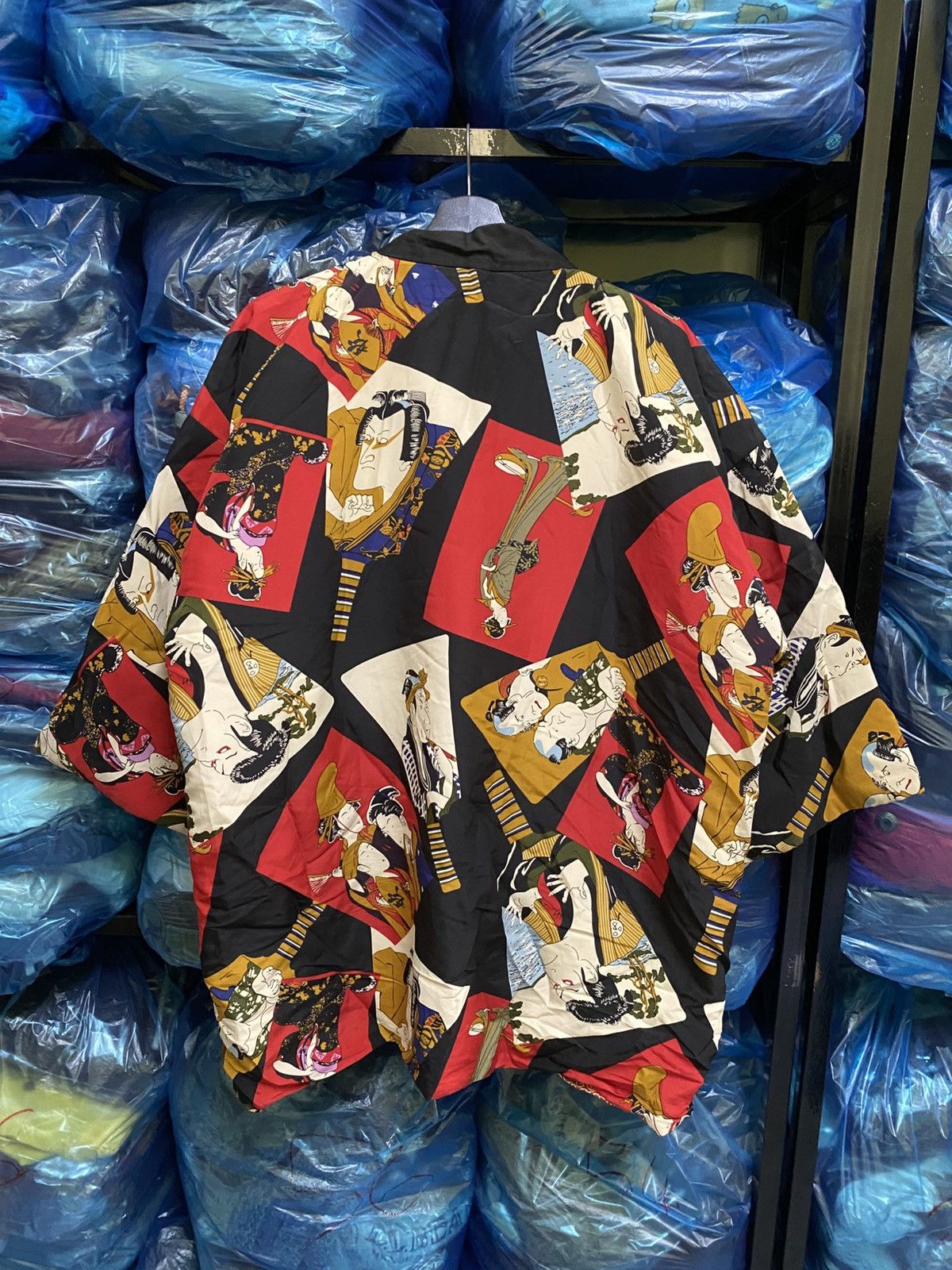 Japanese Brand Vintage Japanese Ukiyo-e Haori Jacket Kimono Style - Unisex Size US L / EU 52-54 / 3 - 11 Thumbnail