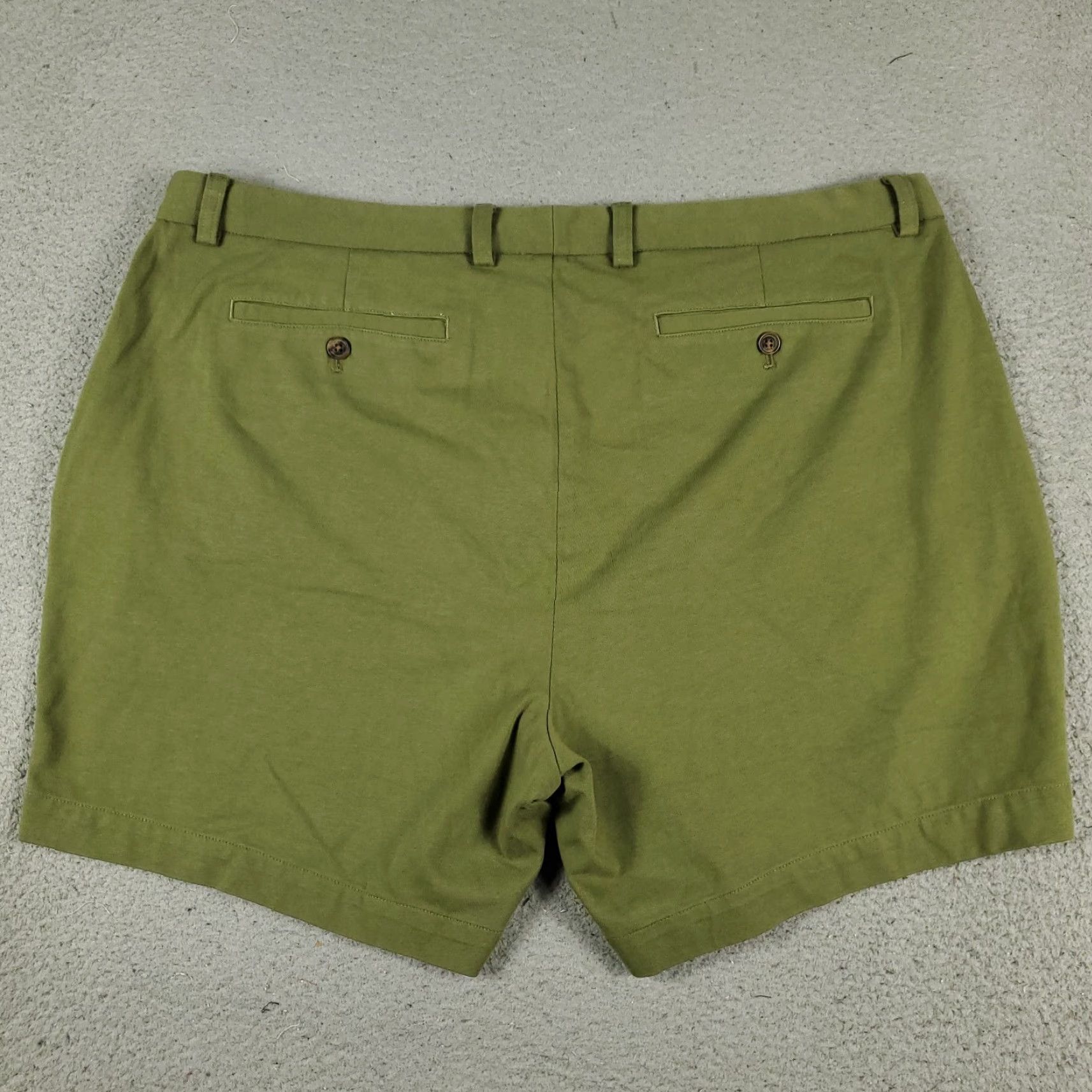 Brooks Brothers VINTAGE Brooks Brothers Men's Chino Shorts Size 2XL Green Flat Front Cotton Casual Classic Size US 39 - 7 Thumbnail