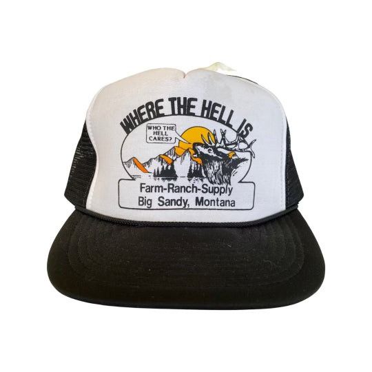 Vintage Montana Trucker Hat Size ONE SIZE - 1 Thumbnail