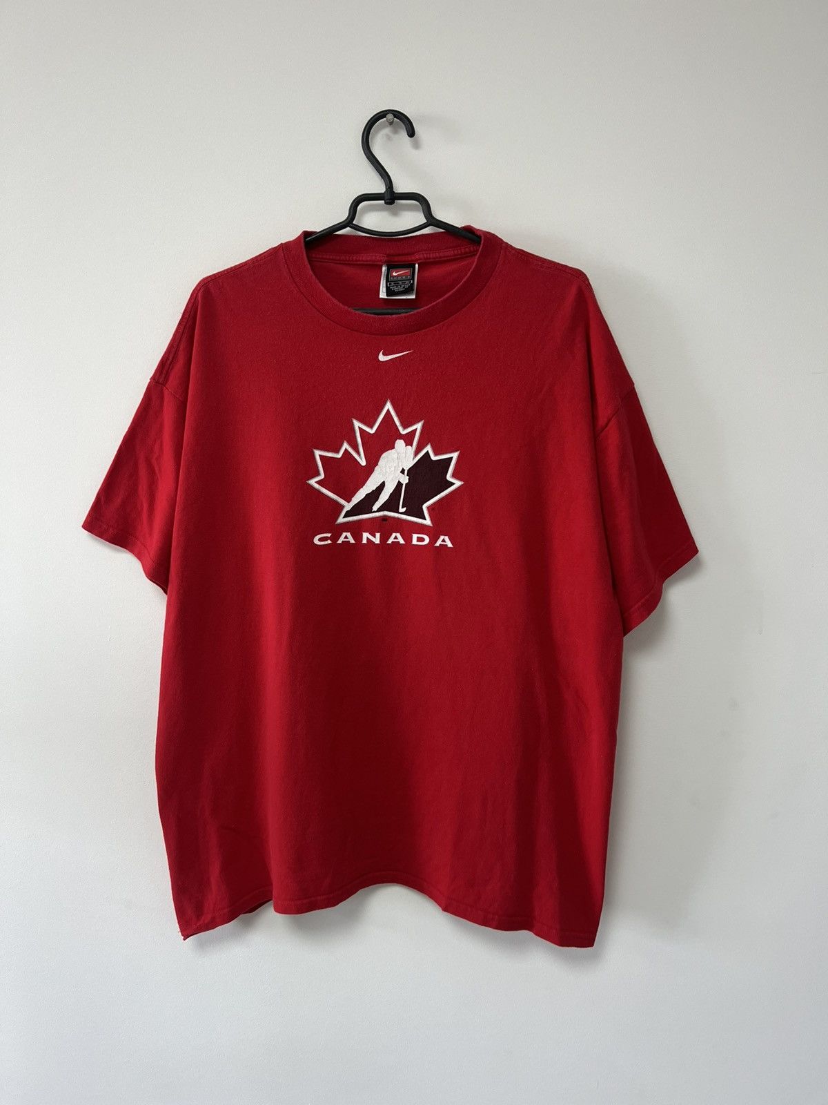 Nike Vintage 90’s Canada Ica Hockey T shirt Nike Team Red sz XL Size US XL / EU 56 / 4 - 3 Thumbnail