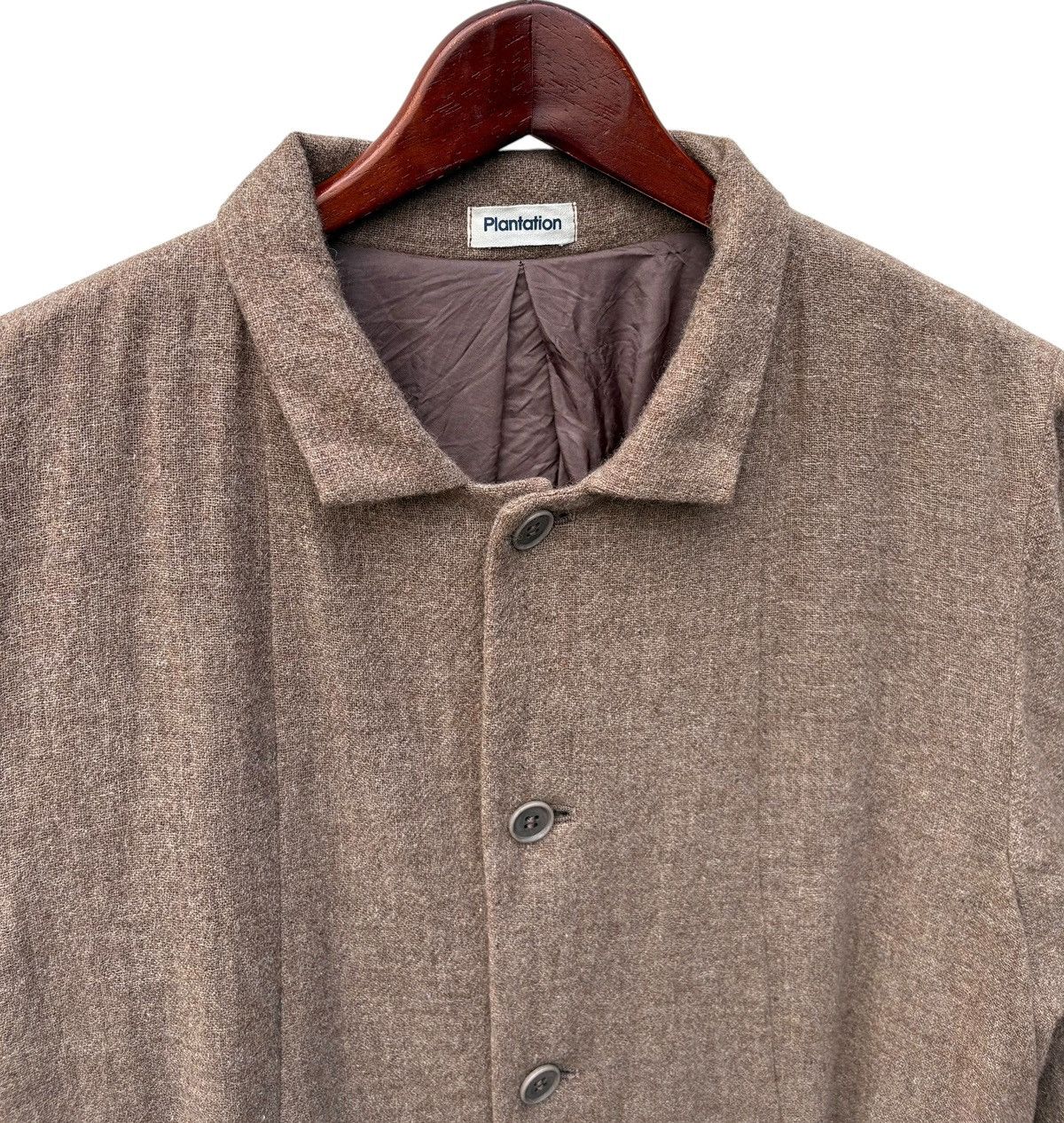 Issey Miyake Plantation Issey Miyake Wool Blend Robe Coat Size US M / EU 48-50 / 2 - 2 Thumbnail