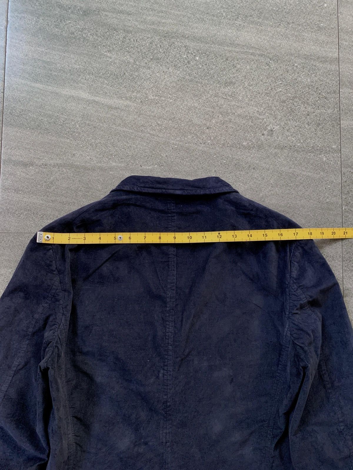 Prada FREE TAX! 2000s Navy Corduroy Blazer Jacket Size US S / EU 44-46 / 1 - 14 Thumbnail